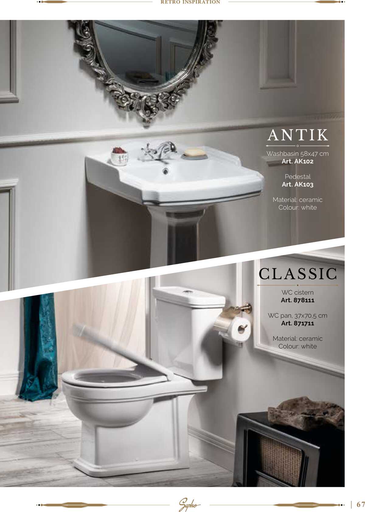 Sapho koupelny Retro koupelny strana 67