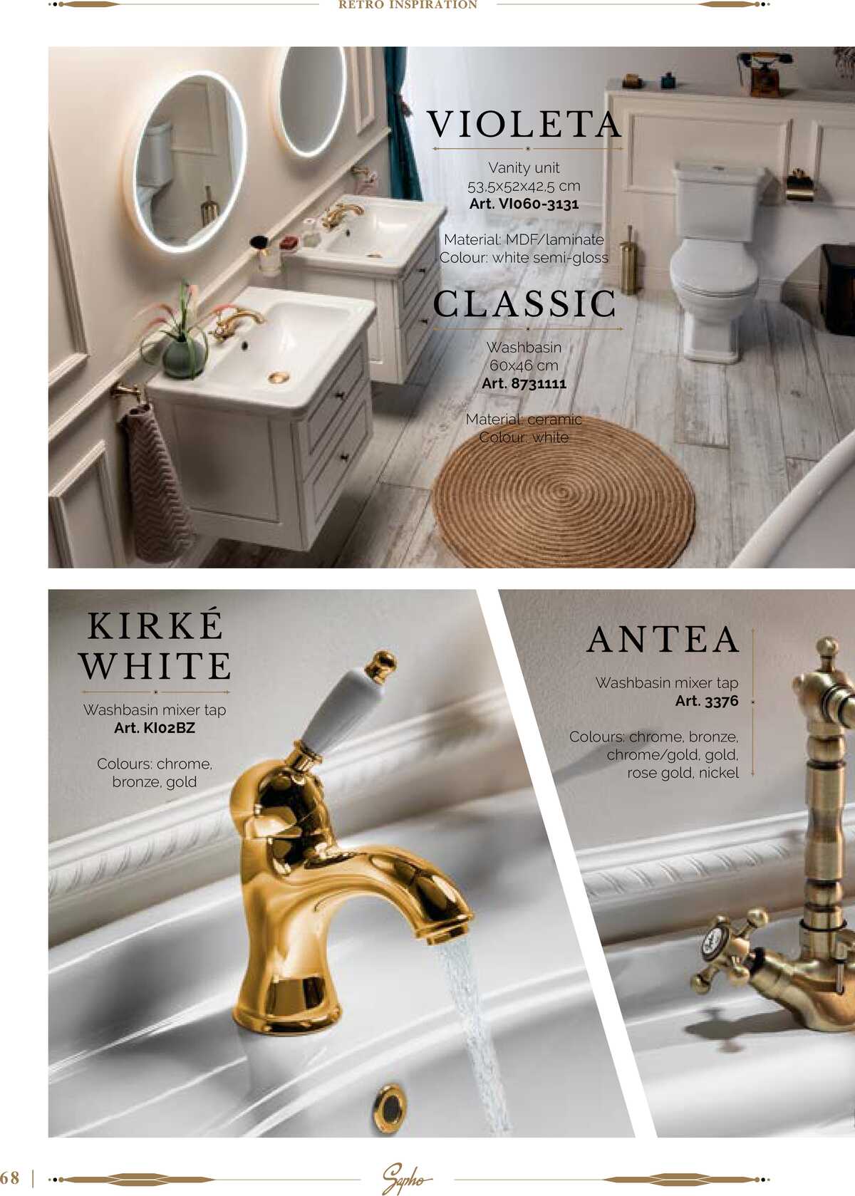 Sapho koupelny Retro koupelny strana 68