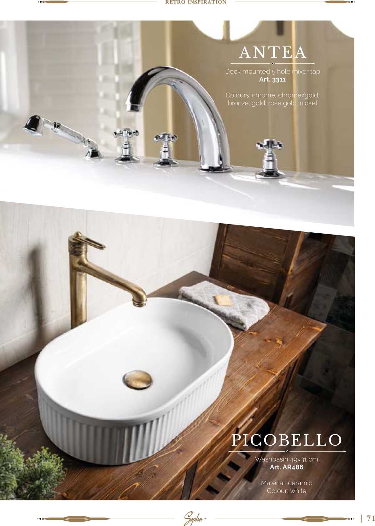 Sapho koupelny Retro koupelny strana 71
