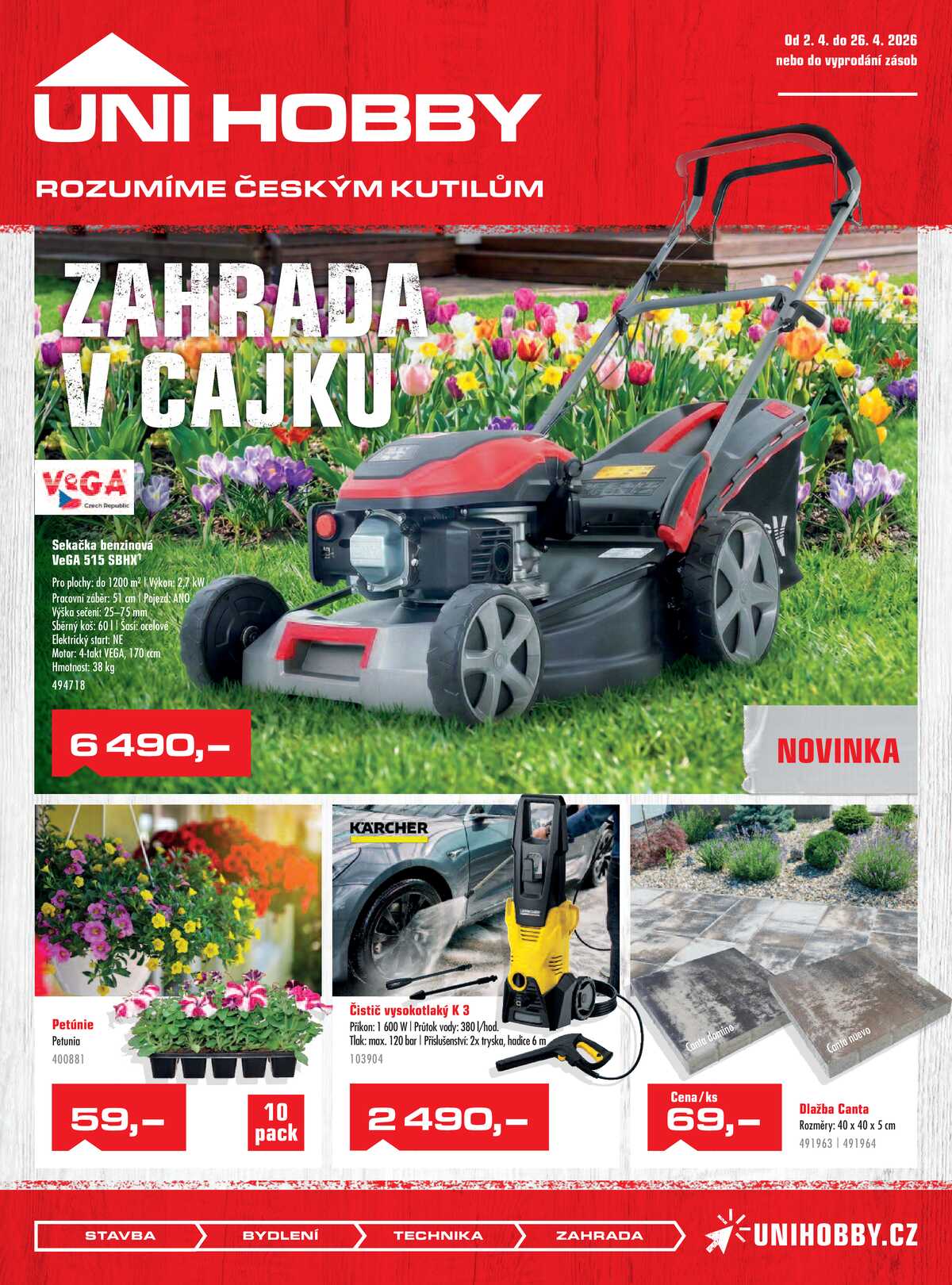 UNI HOBBY do 26.4. strana 1