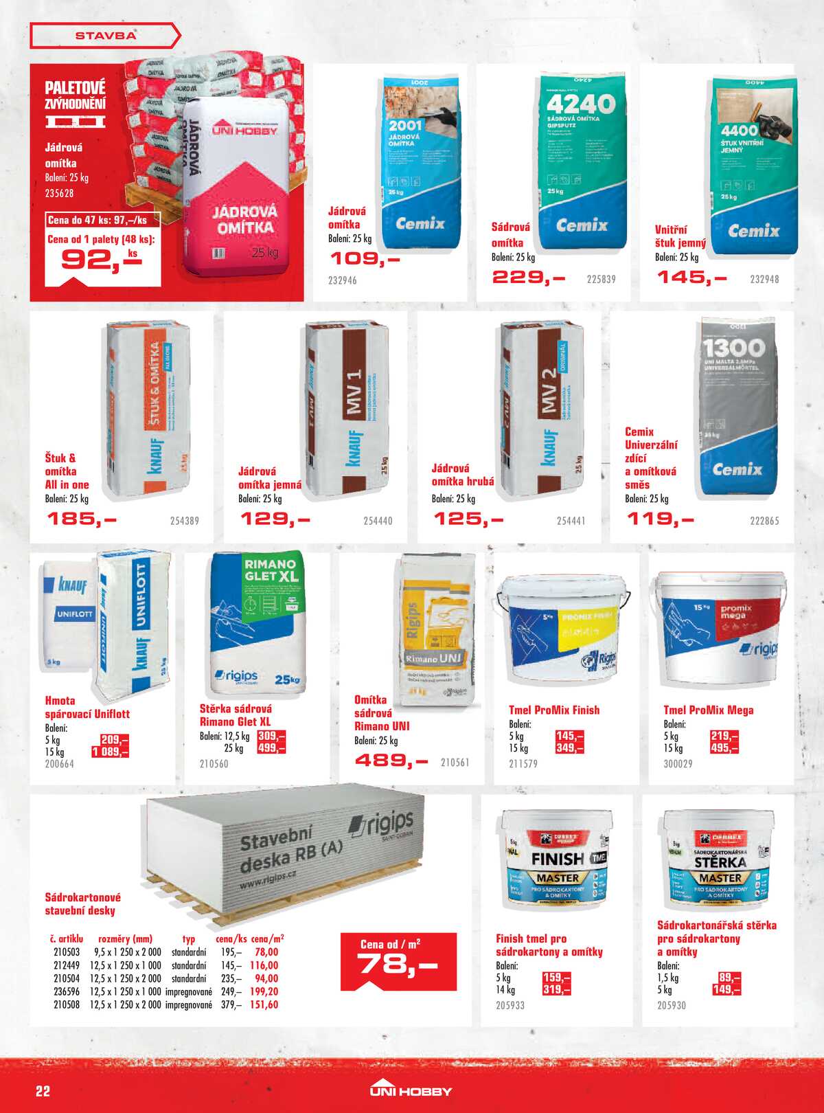 UNI HOBBY do 26.4. strana 22
