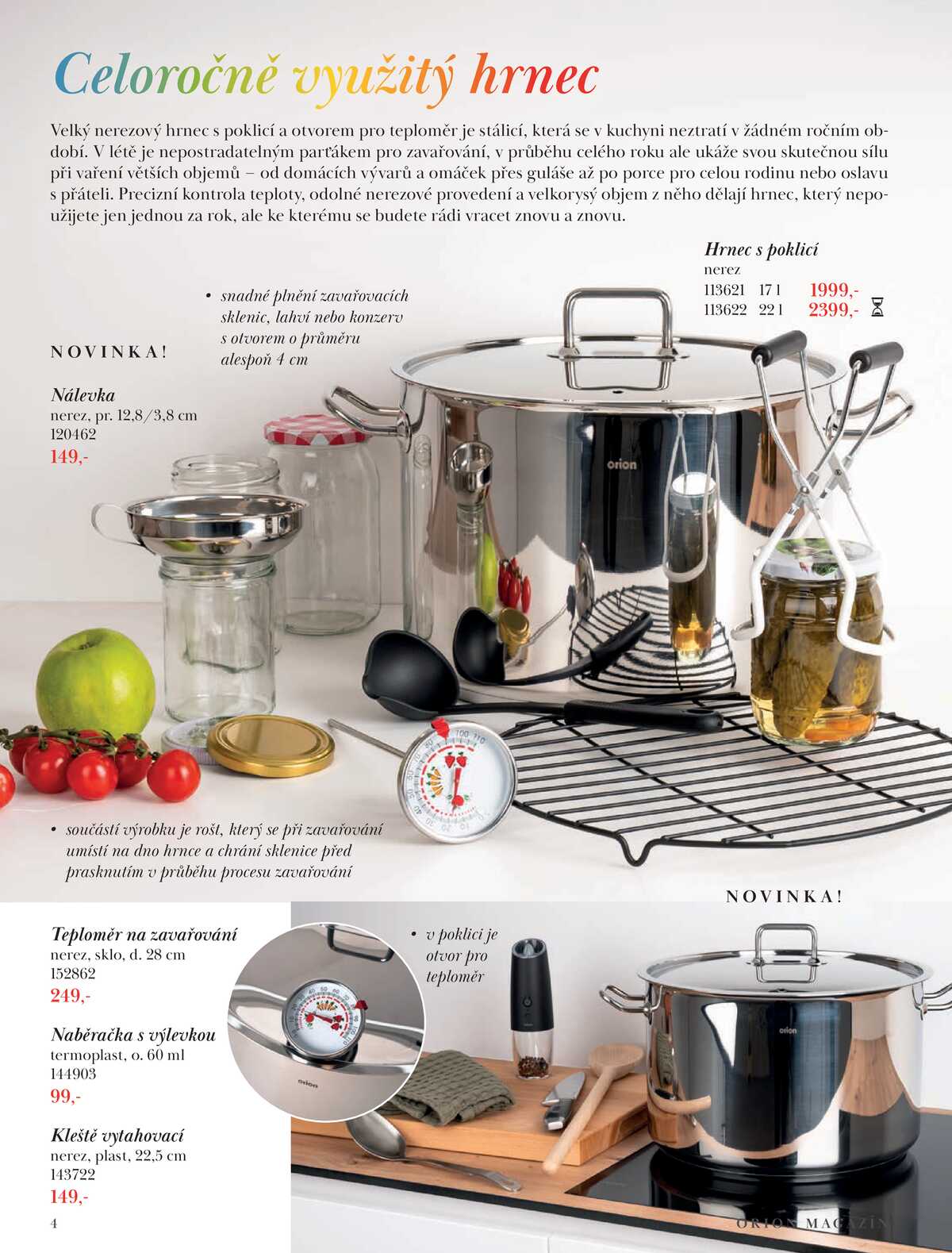 Orion Magazín Jaro/Léto 2026 strana 4