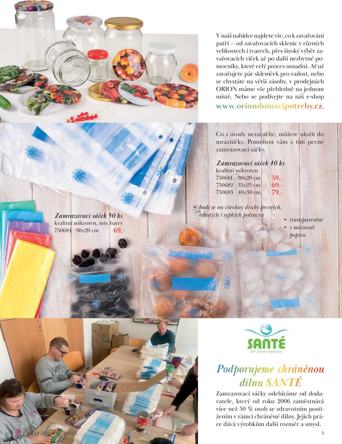 Orion Magazín Jaro/Léto 2026 strana 5