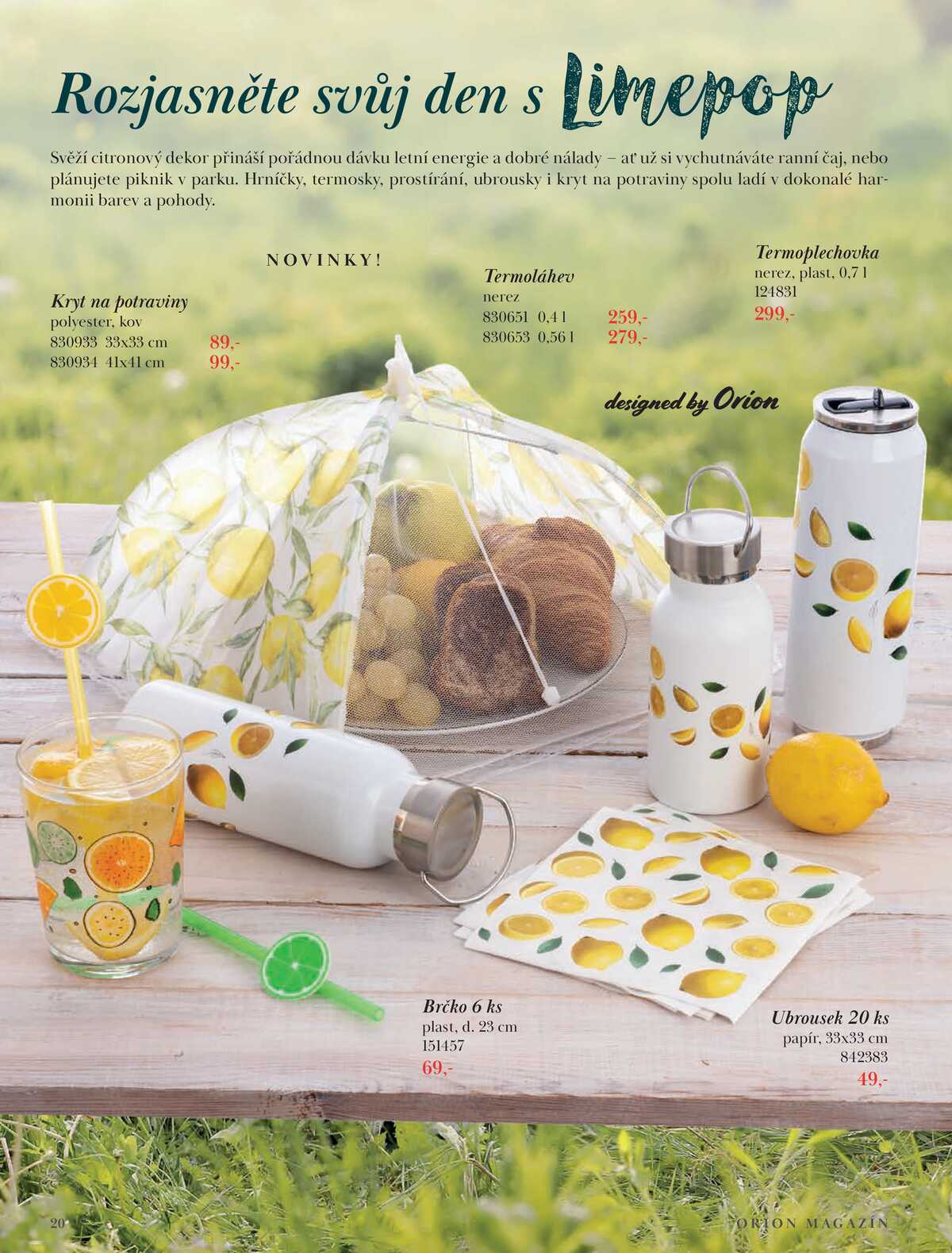 Orion Magazín Jaro/Léto 2026 strana 20