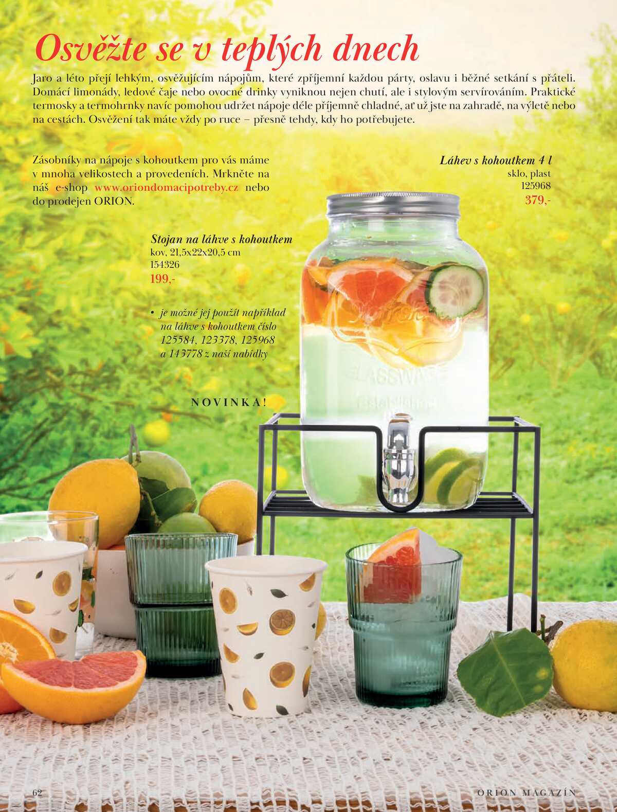 Orion Magazín Jaro/Léto 2026 strana 62