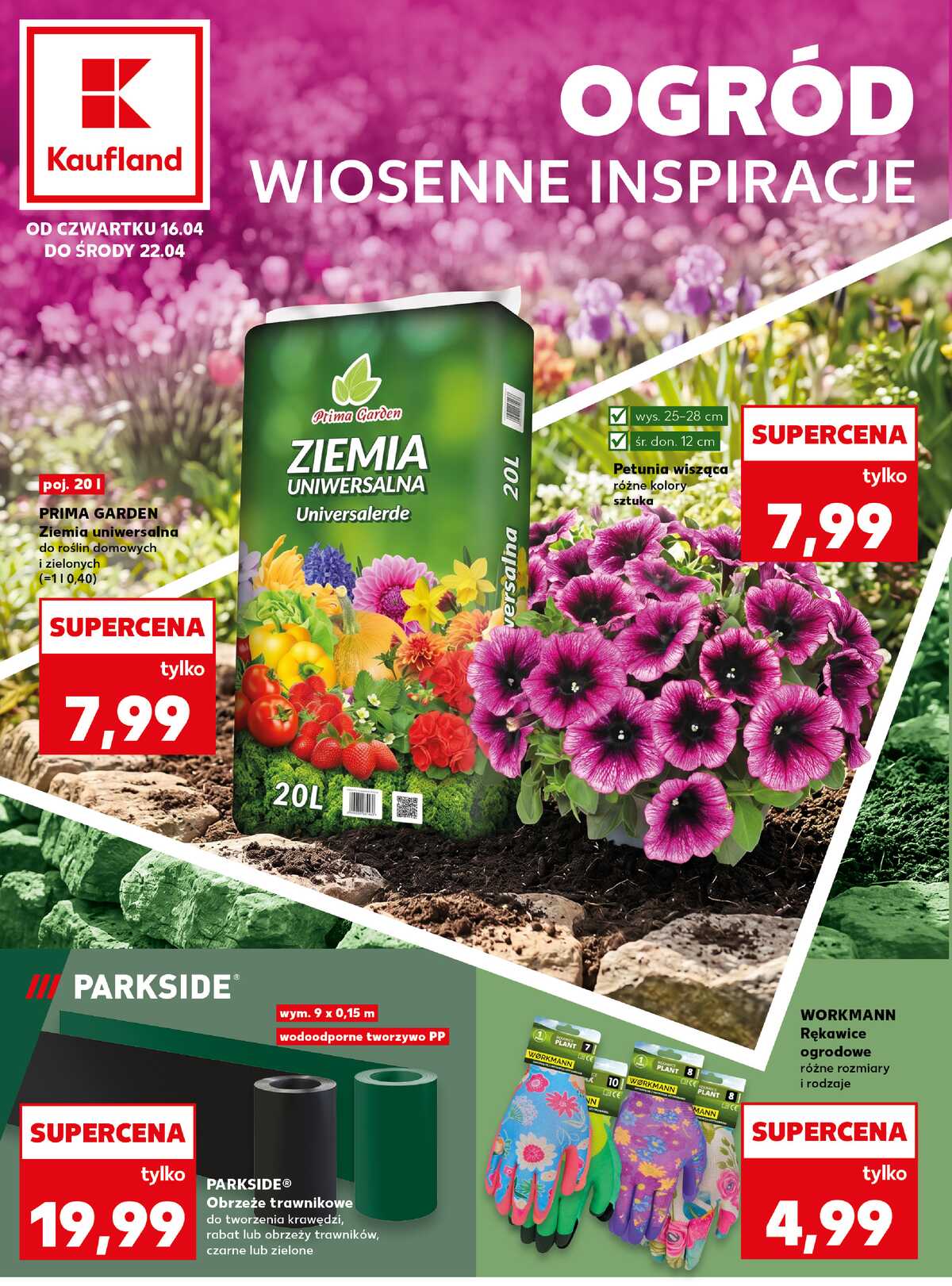 Leták Kaufland Polsko 16.4.-22.4.2026 strana 1