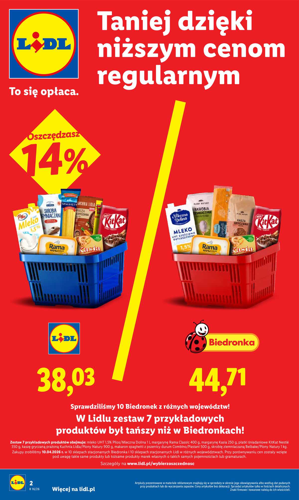 Leták Lidl Polsko 16.4.-18.4.2026 - Zpravodaj platný od 16.04 do 18.04 strana 2
