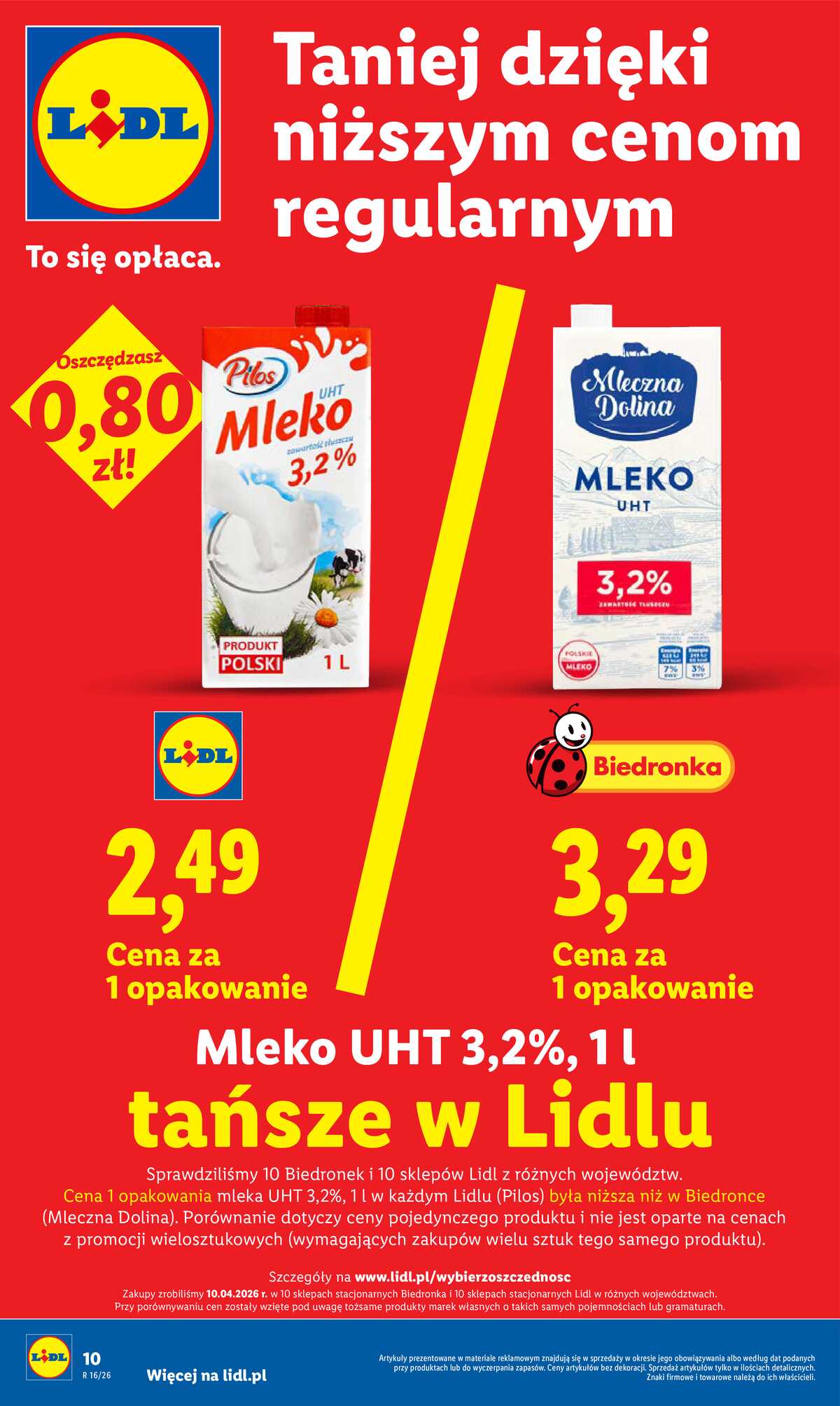 Leták Lidl Polsko 16.4.-18.4.2026 - Zpravodaj platný od 16.04 do 18.04 strana 10