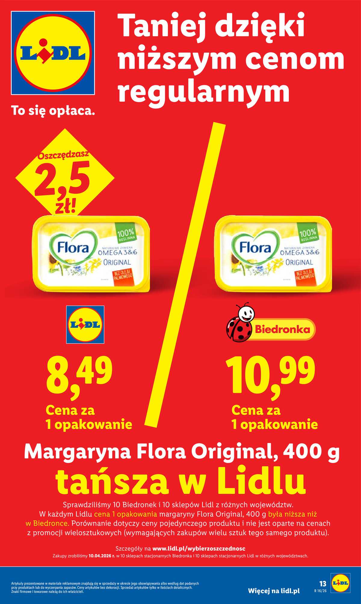 Leták Lidl Polsko 16.4.-18.4.2026 - Zpravodaj platný od 16.04 do 18.04 strana 13
