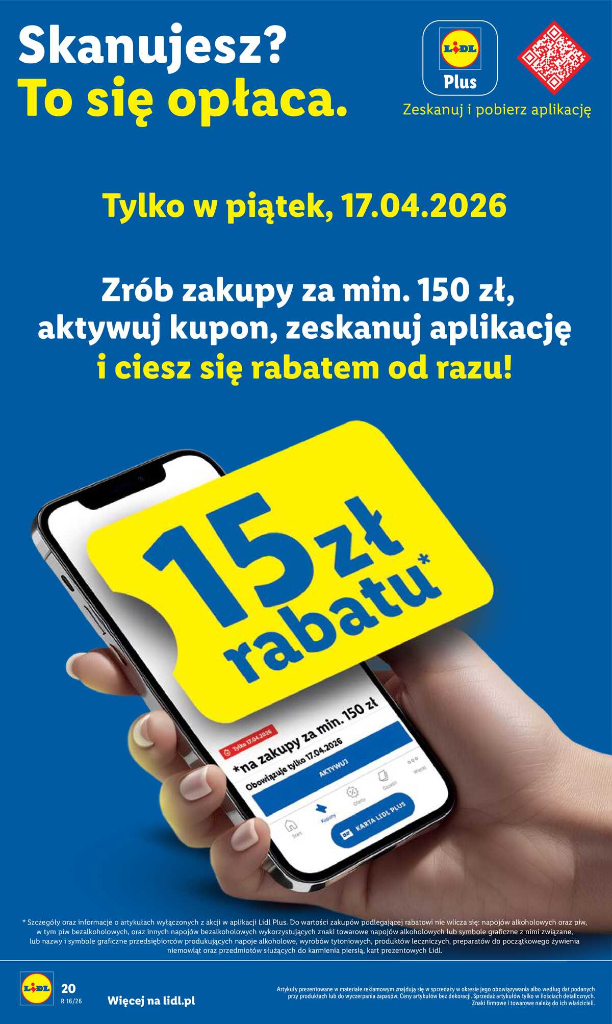 Leták Lidl Polsko 16.4.-18.4.2026 - Zpravodaj platný od 16.04 do 18.04 strana 20
