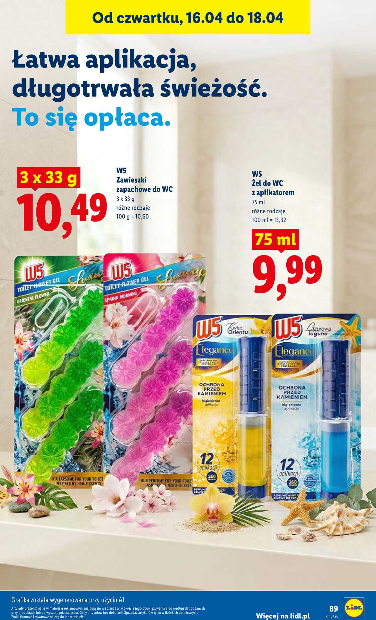 Leták Lidl Polsko 16.4.-18.4.2026 - Zpravodaj platný od 16.04 do 18.04 strana 89
