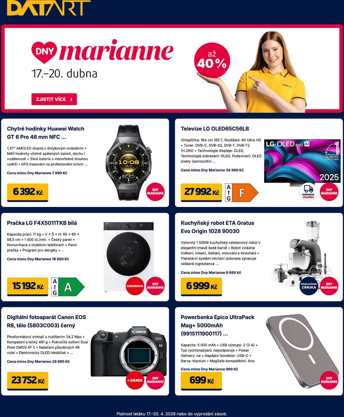 DATART od 17.4. do 20.4.2026 strana 1