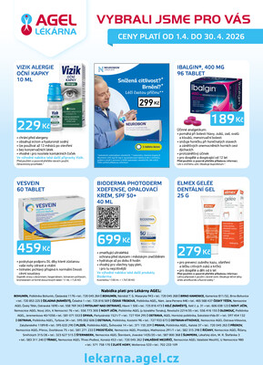 Lékárna AGEL letáky