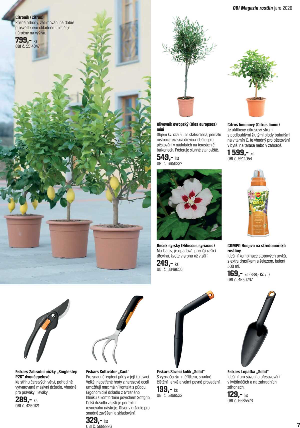OBI Magazín rostlin od 15.4. do 14.5.2026 strana 7