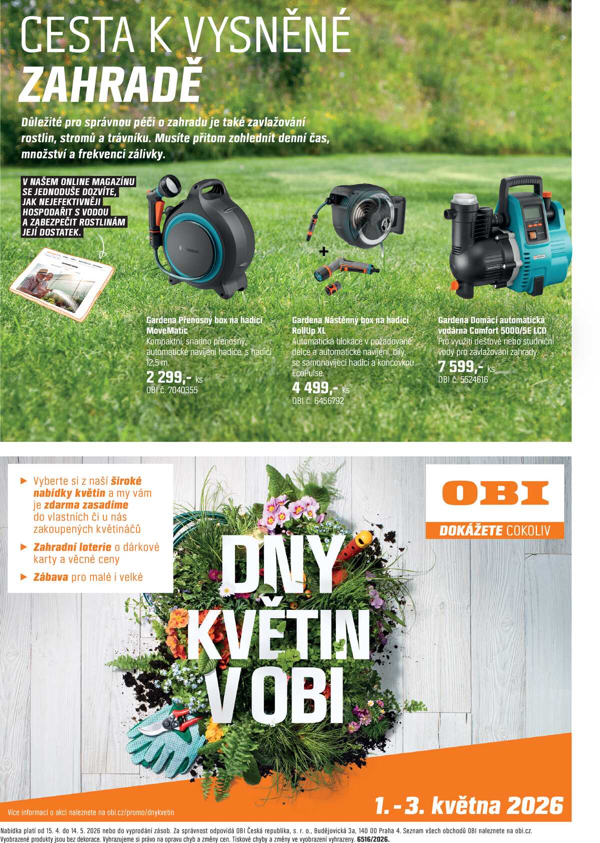OBI Magazín rostlin od 15.4. do 14.5.2026 strana 10