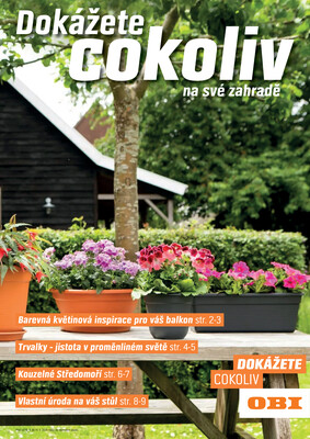 OBI Magazín rostlin od 15.4. do 14.5.2026