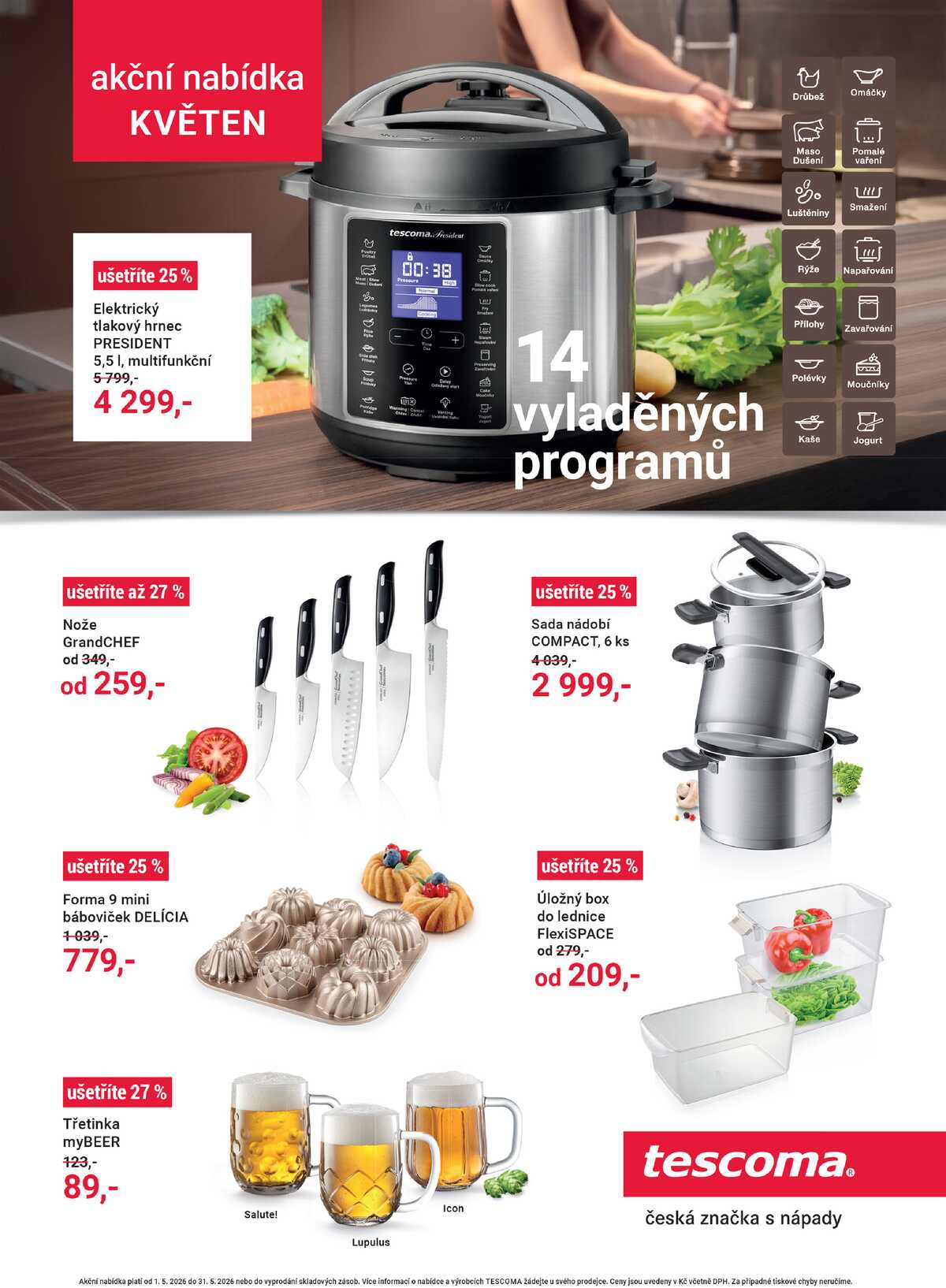 Tescoma  od 1.5. do 31.5.2026 strana 1
