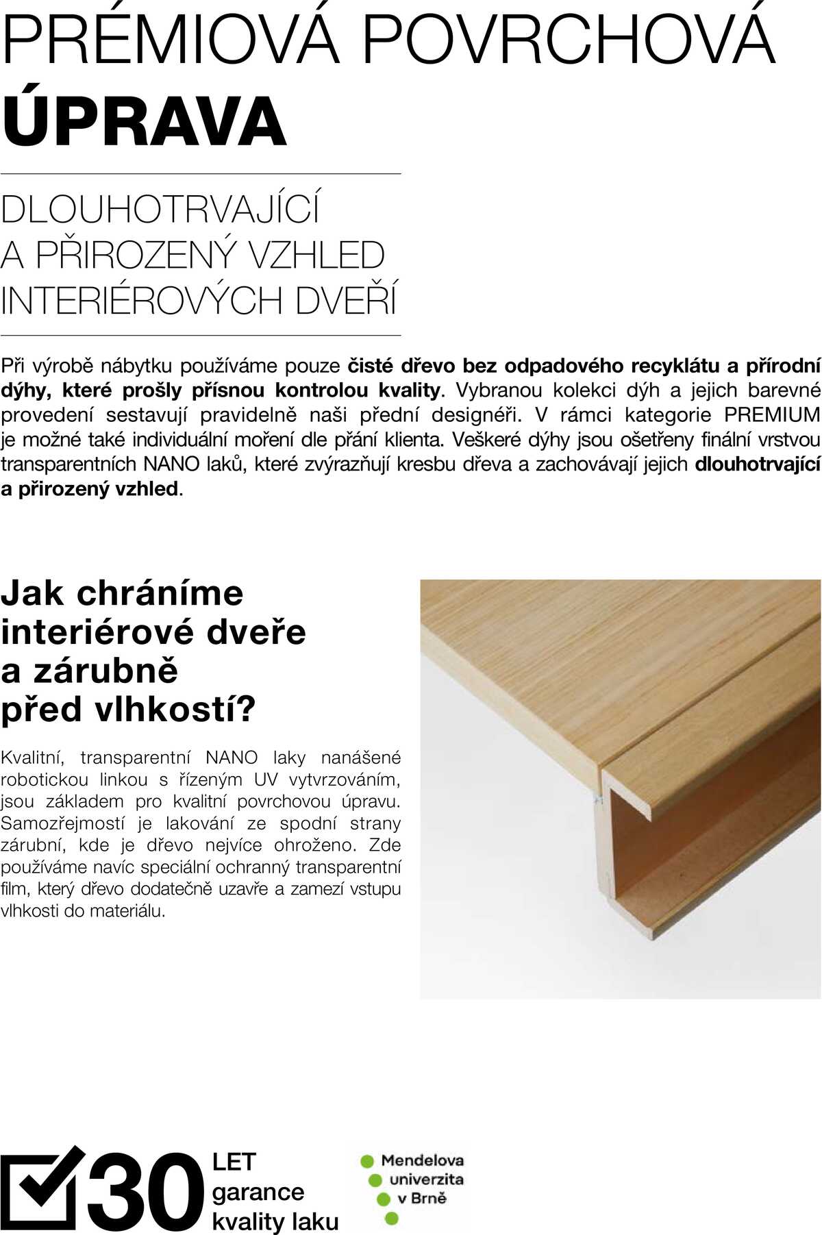 Kuchyně Hanák Interiérové dveře argumenty  strana 14