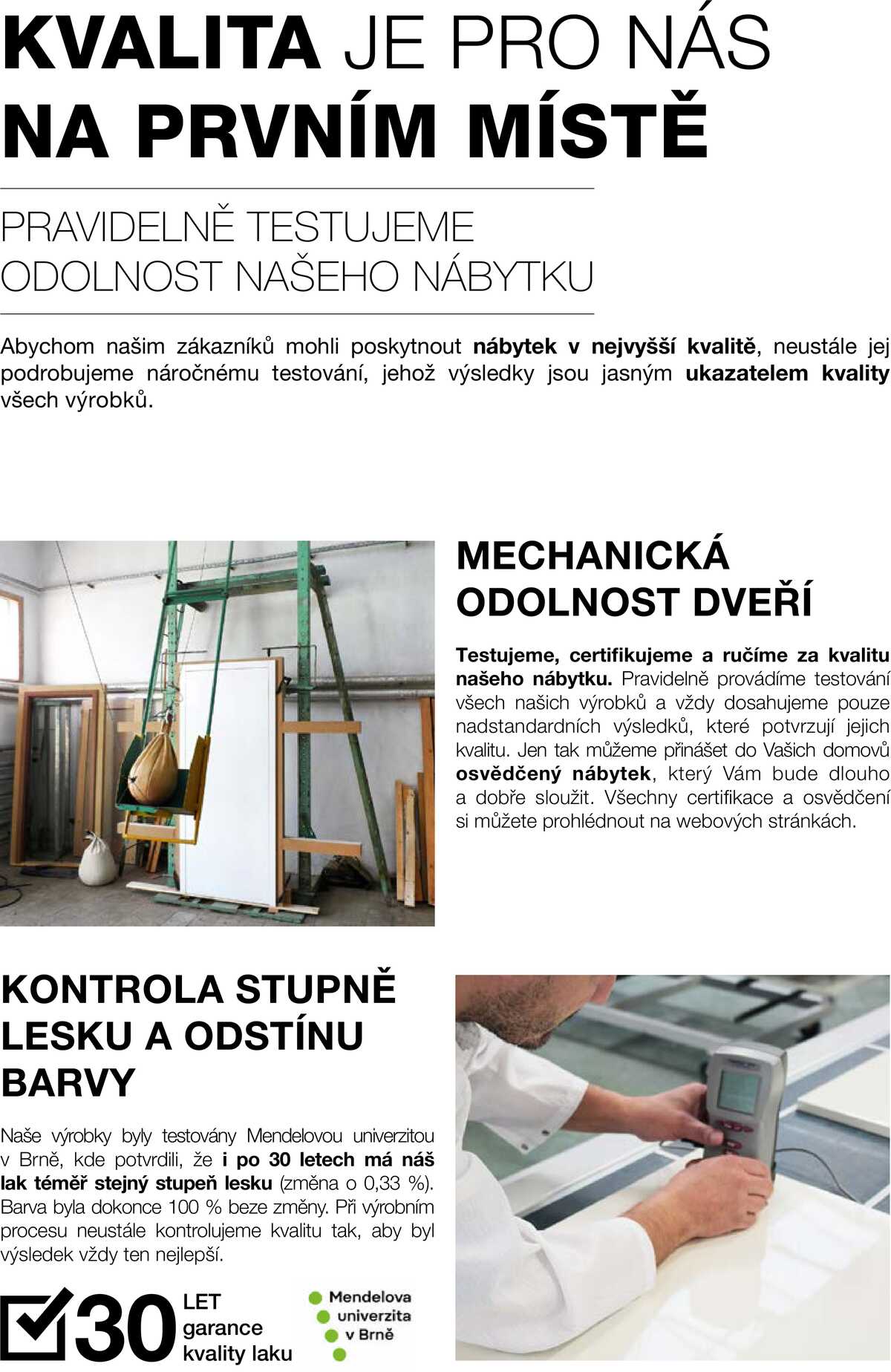 Kuchyně Hanák Interiérové dveře argumenty  strana 18