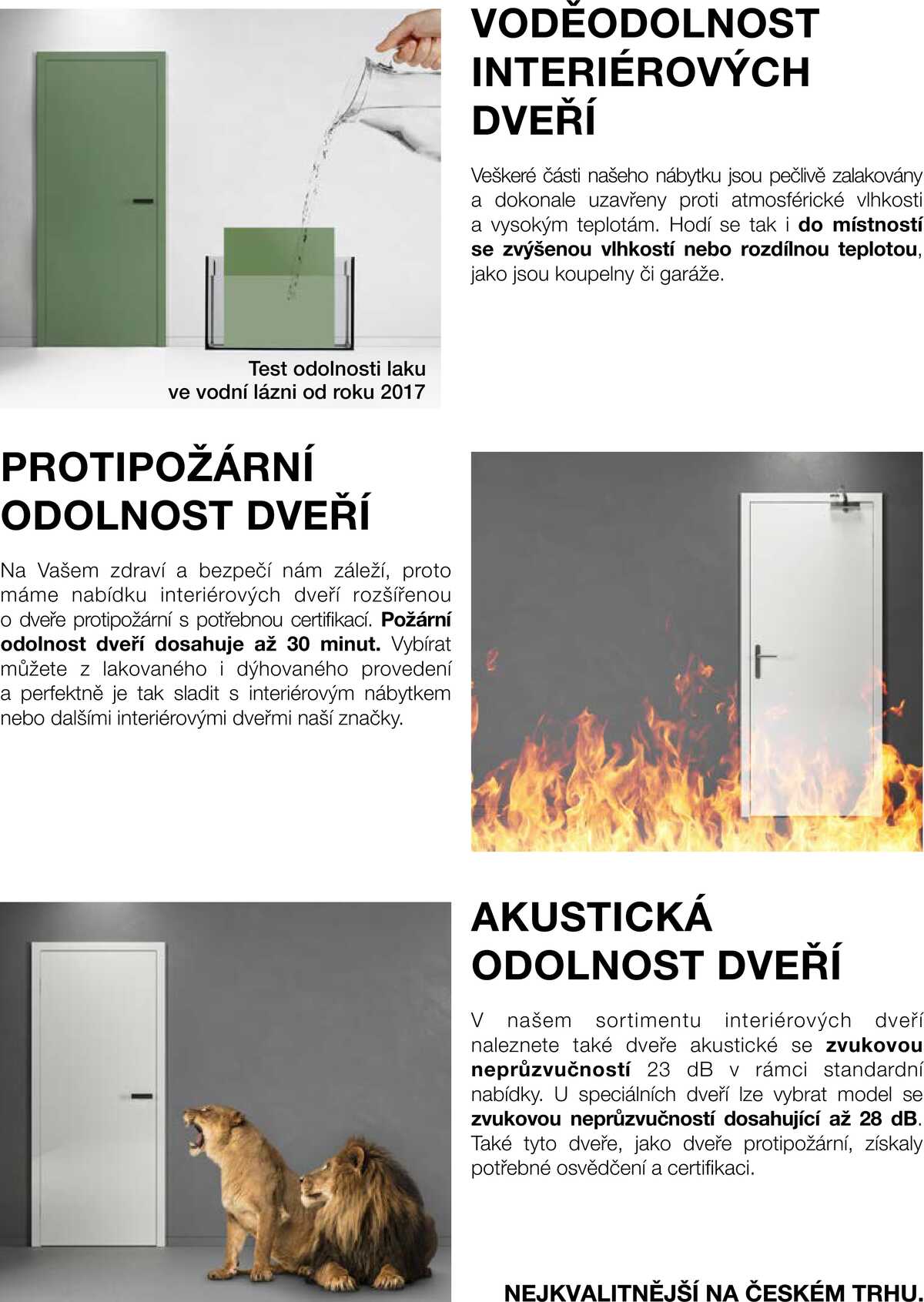 Kuchyně Hanák Interiérové dveře argumenty  strana 19