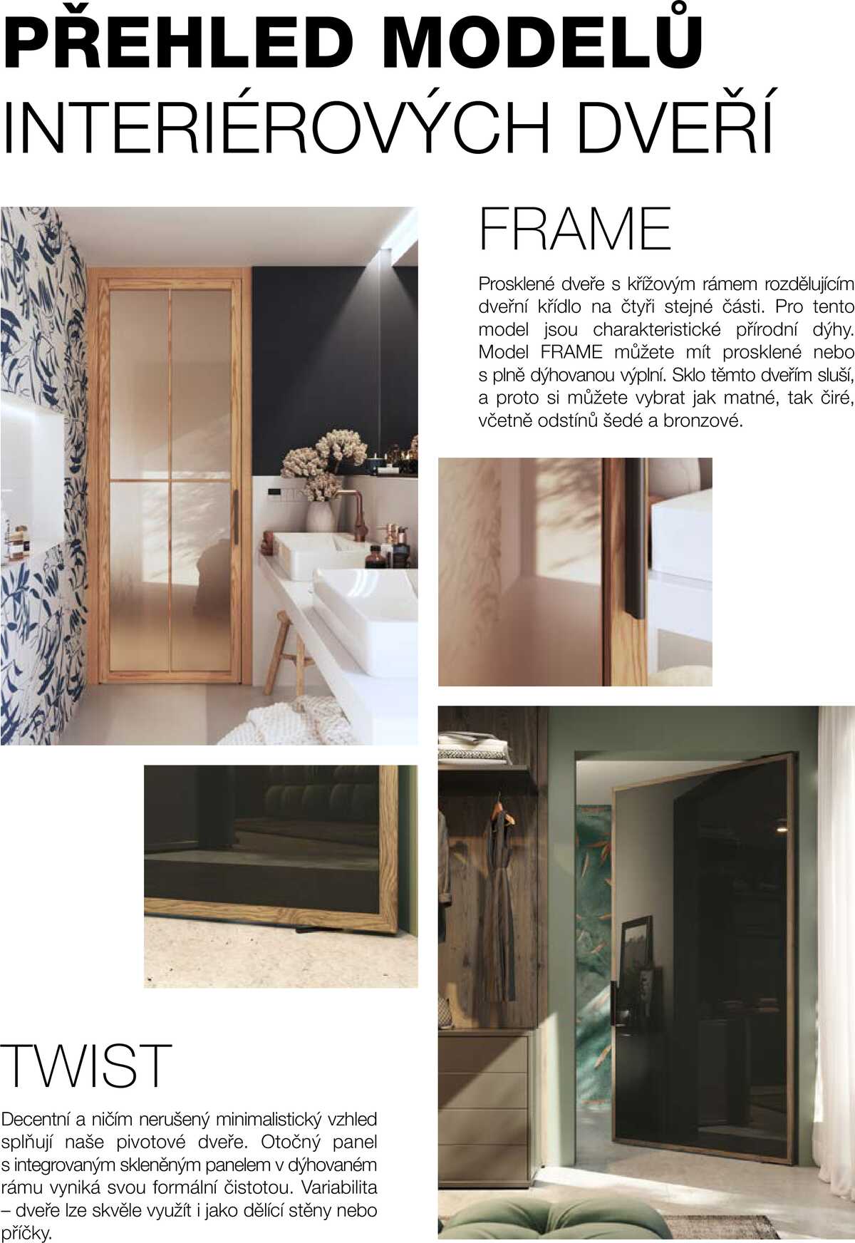 Kuchyně Hanák Interiérové dveře argumenty  strana 34