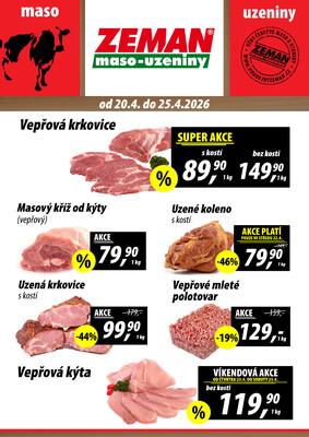 ZEMAN maso-uzeniny letáky