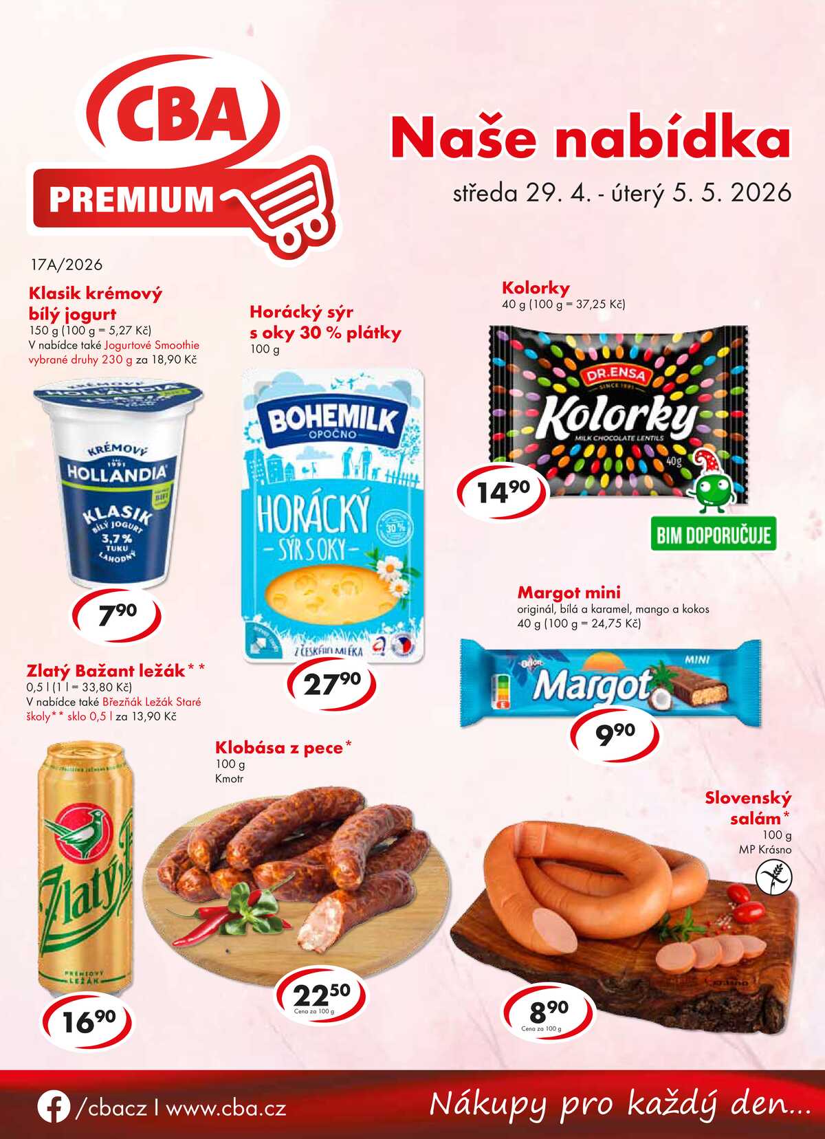 CBA Premium od 29.4. do 5.5.2026 strana 1
