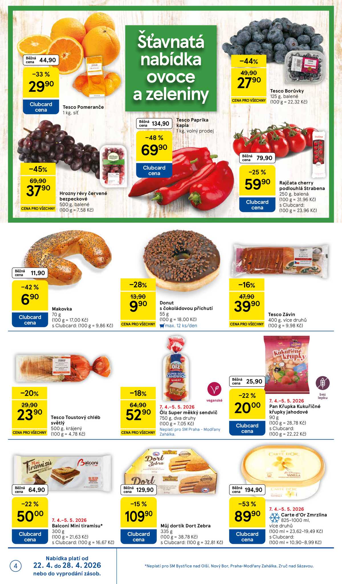 Tesco supermarkety od 22.4. do 28.4.2026 strana 4