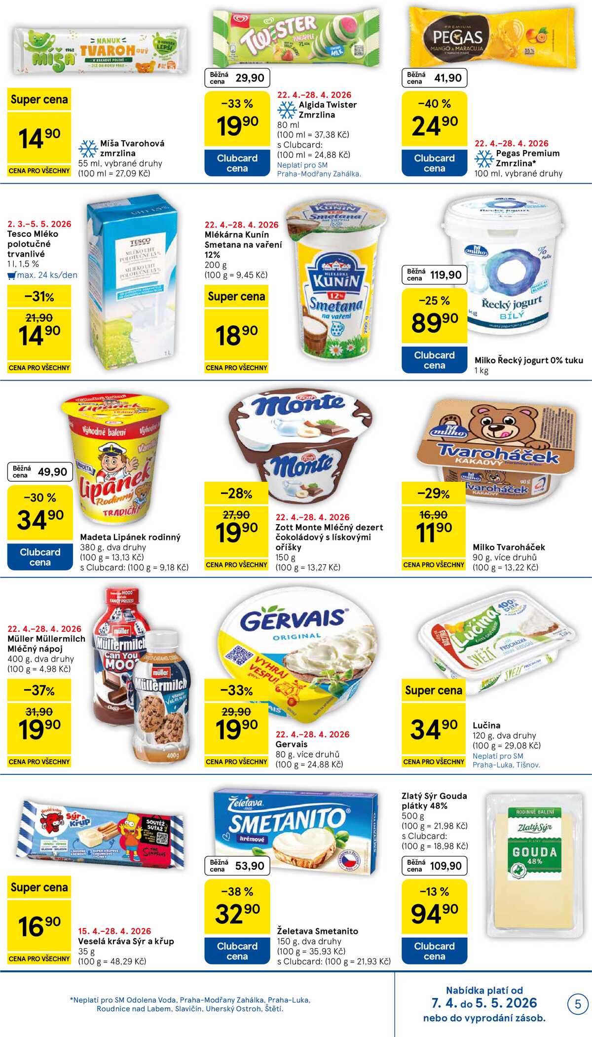 Tesco supermarkety od 22.4. do 28.4.2026 strana 5