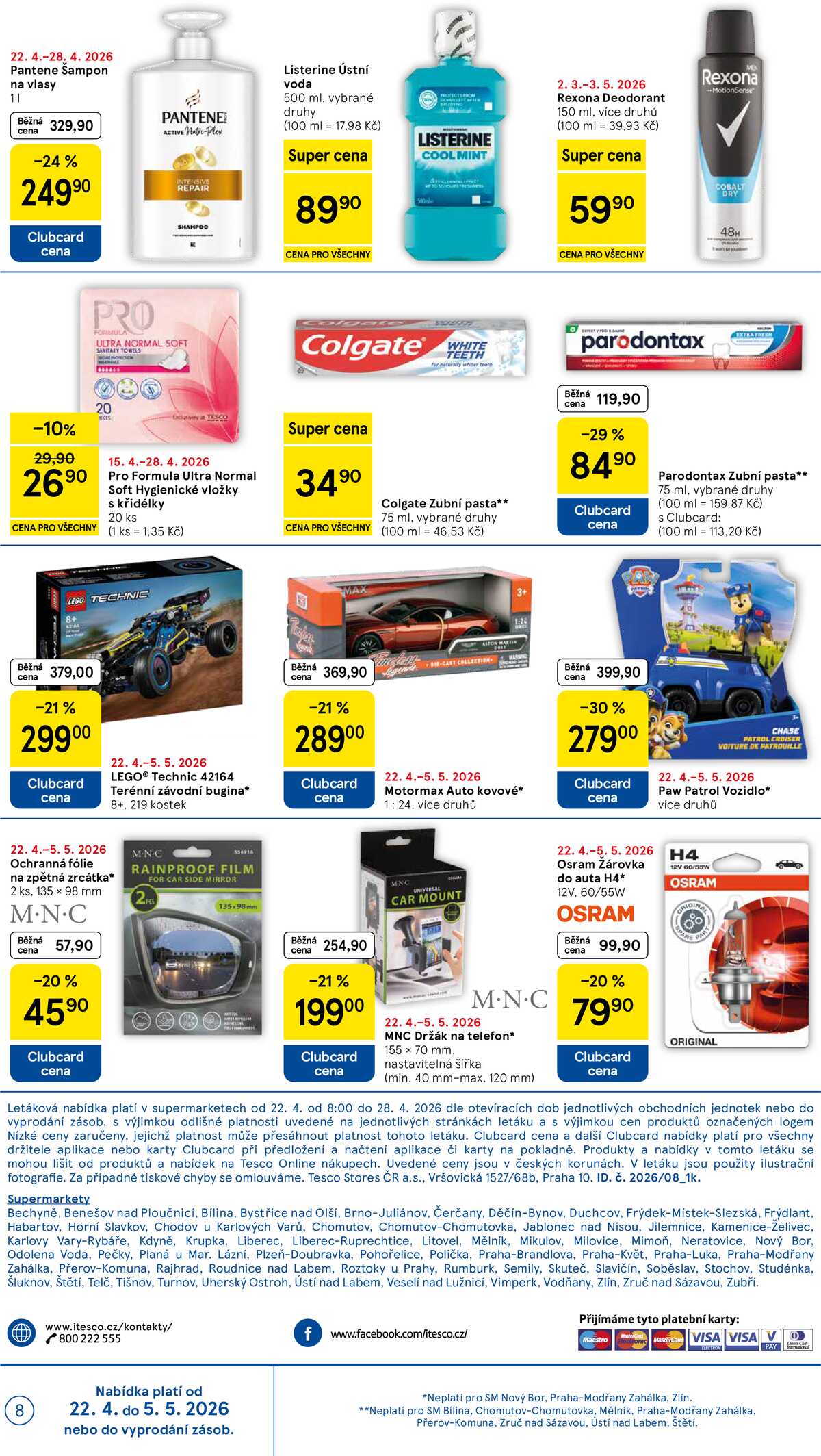 Tesco supermarkety od 22.4. do 28.4.2026 strana 8