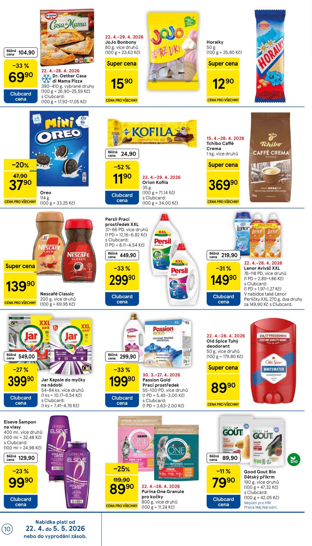 Tesco malé hypermarkety od 22.4. do 28.4.2026 strana 10
