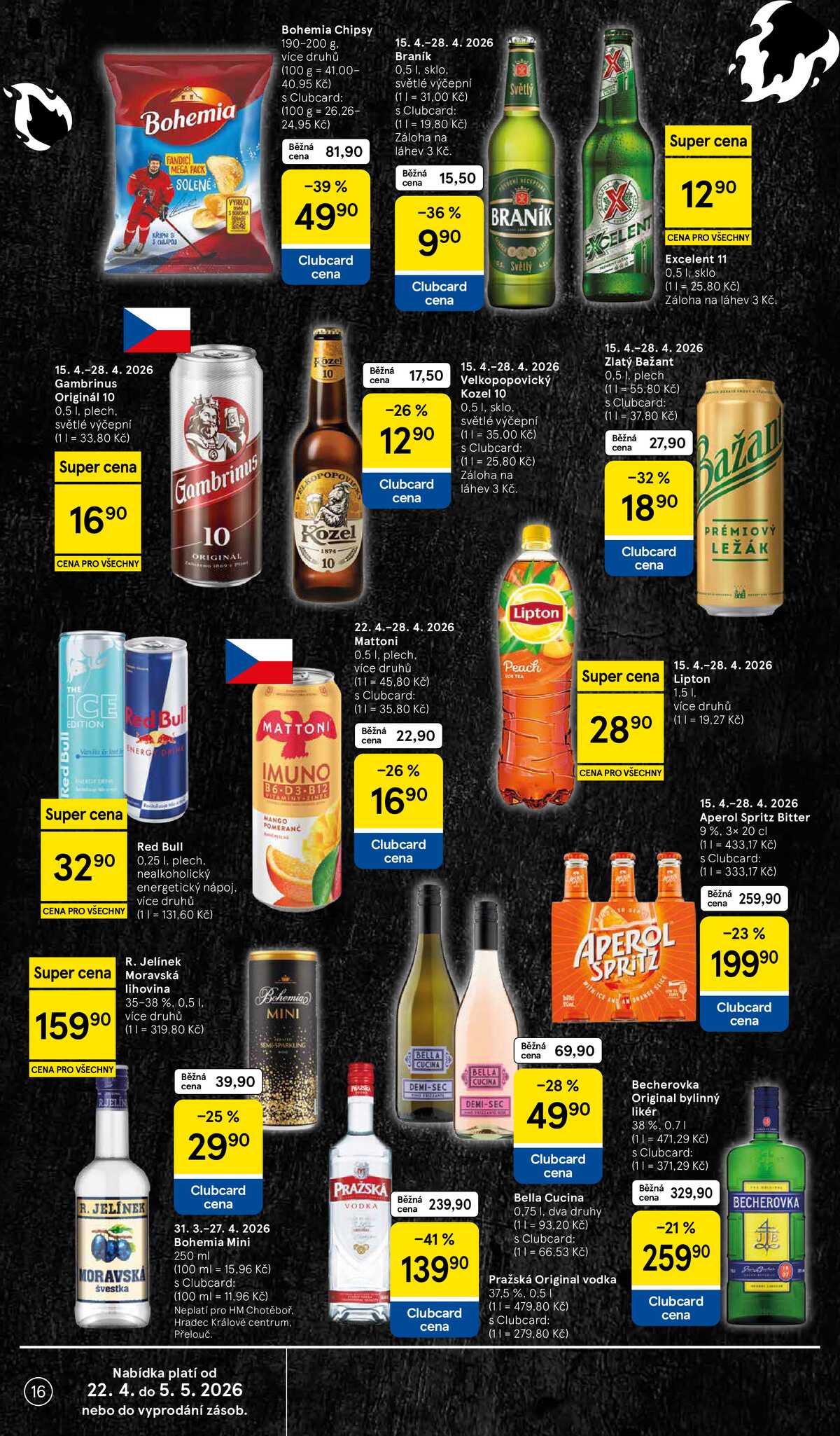 Tesco malé hypermarkety od 22.4. do 28.4.2026 strana 16