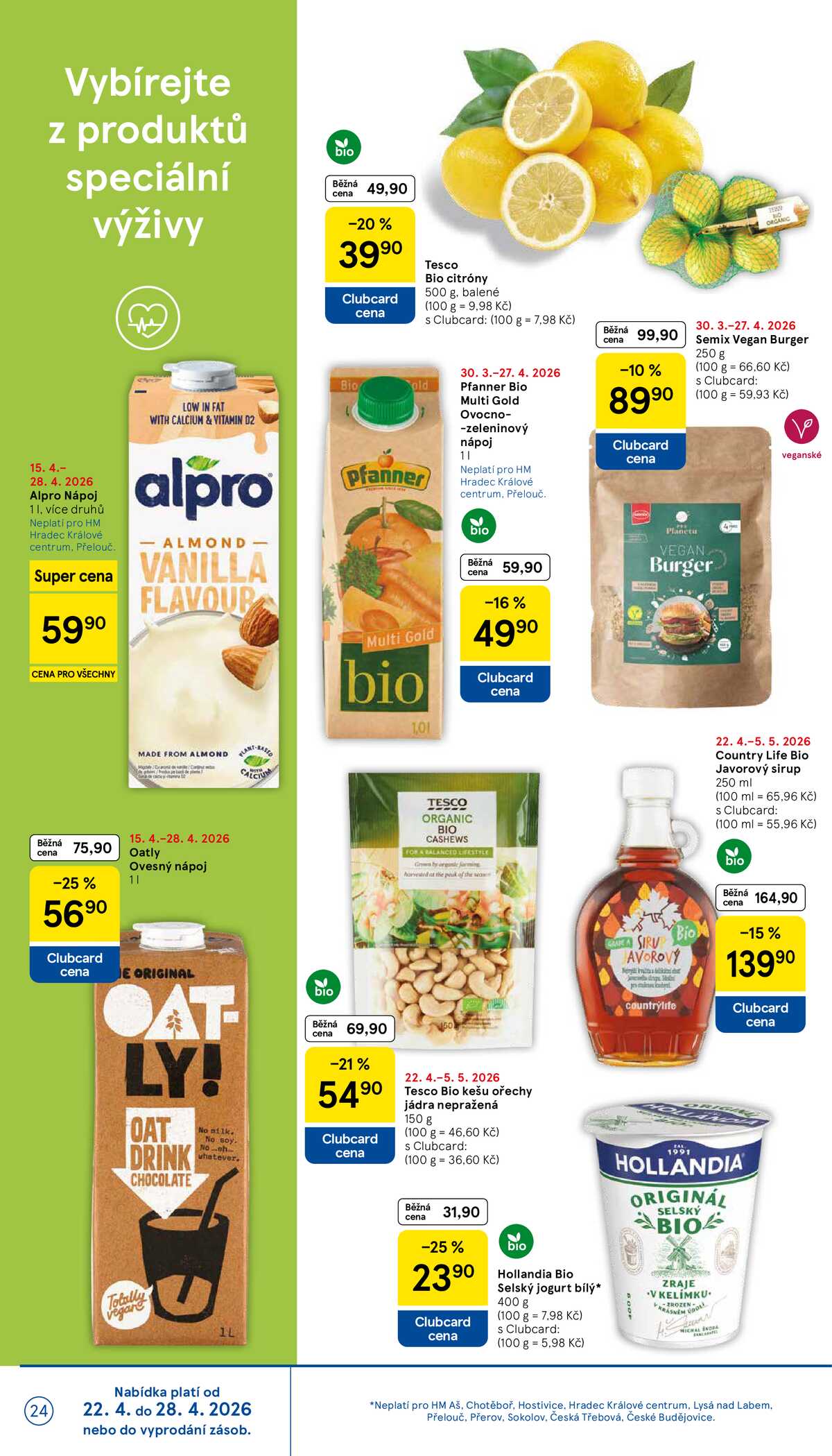 Tesco malé hypermarkety od 22.4. do 28.4.2026 strana 24