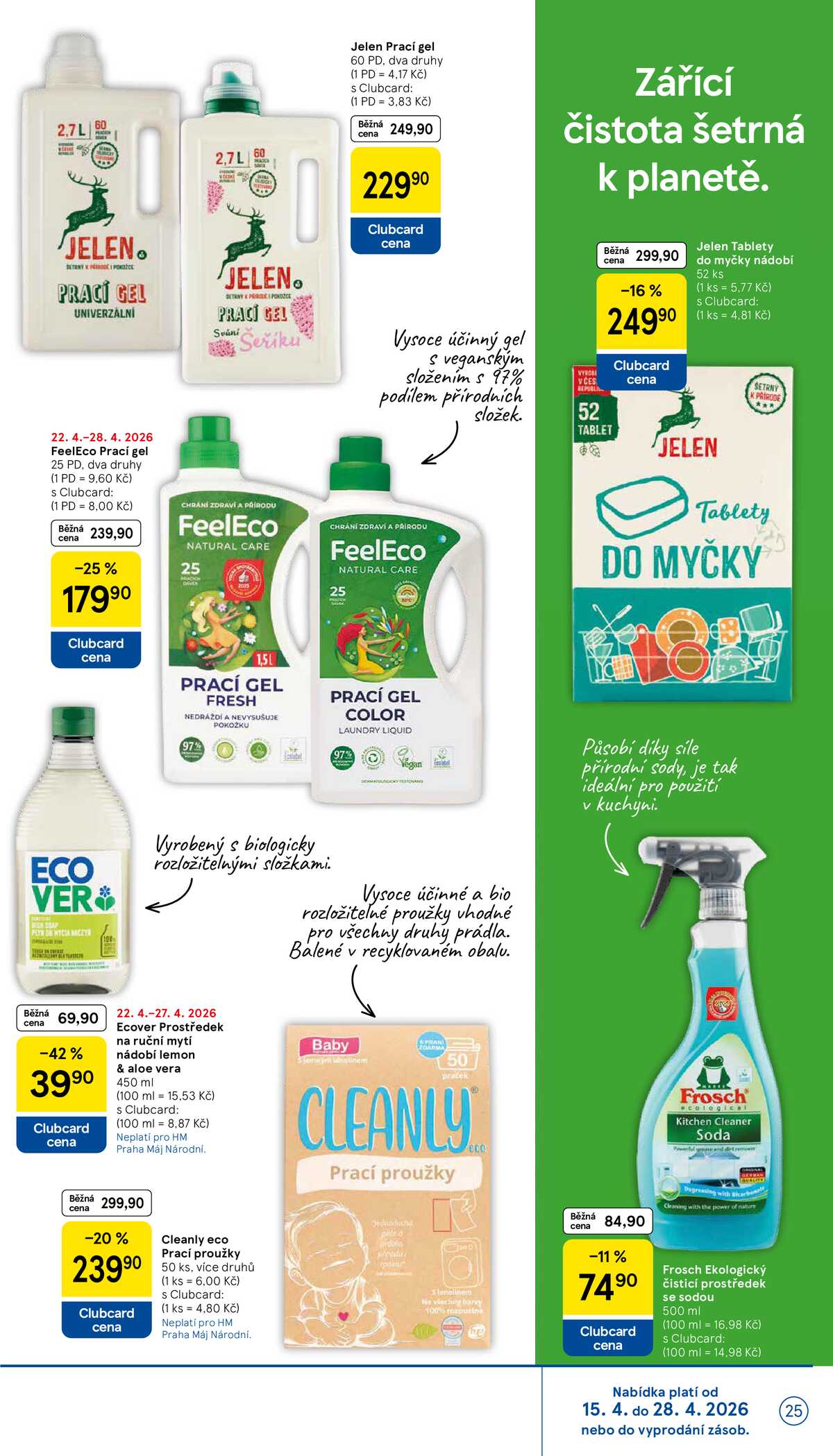 Tesco malé hypermarkety od 22.4. do 28.4.2026 strana 25