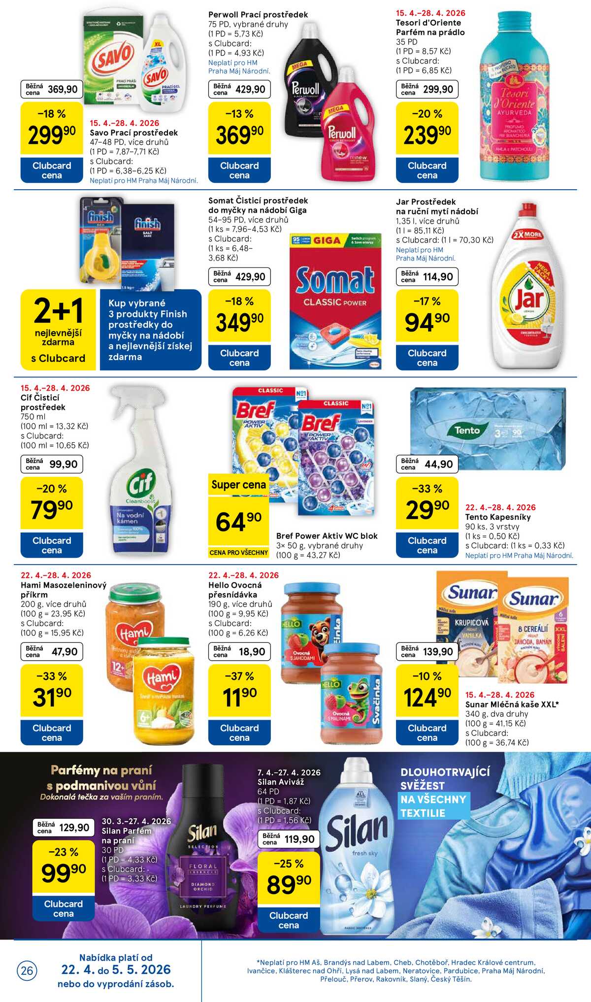 Tesco malé hypermarkety od 22.4. do 28.4.2026 strana 26