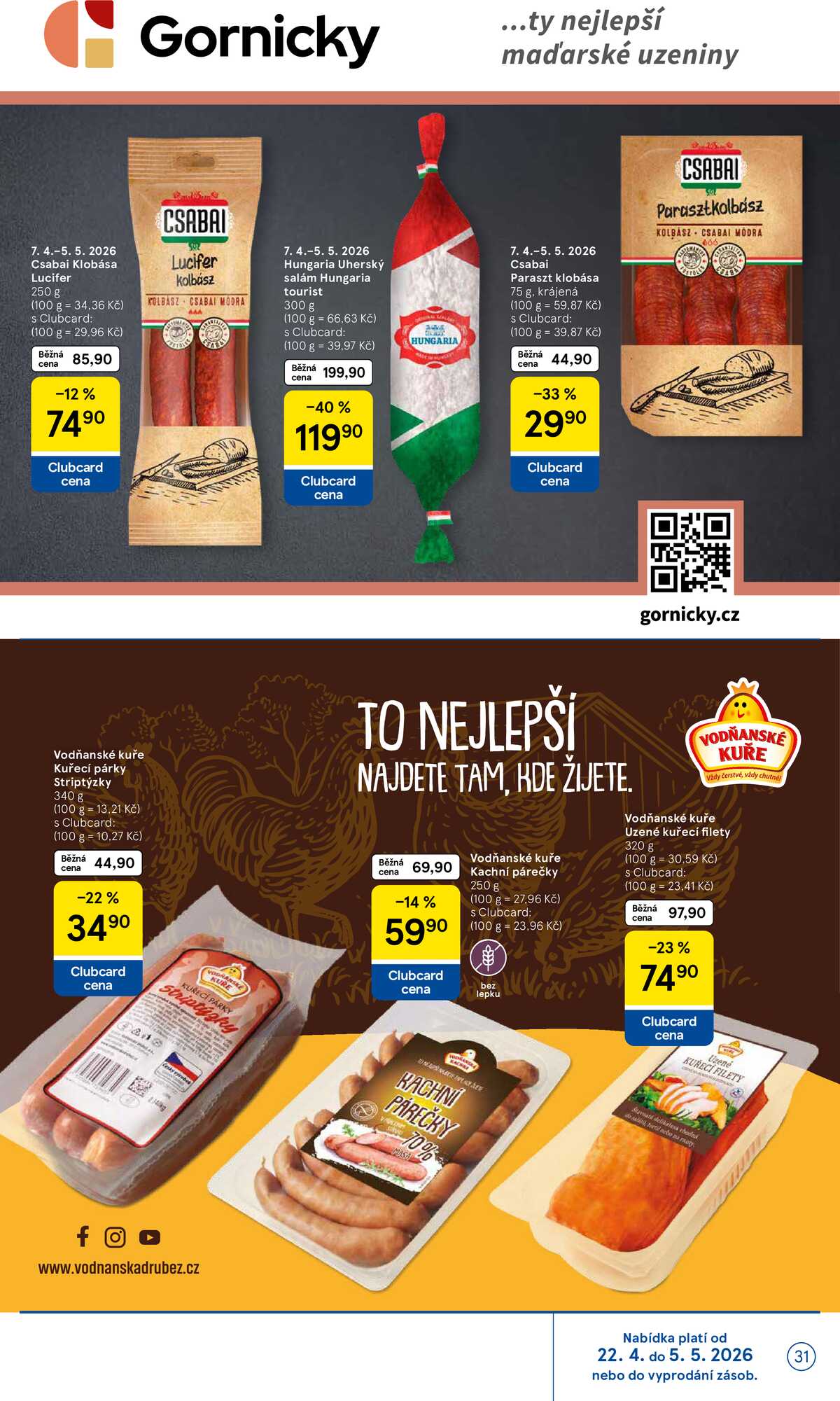 Tesco malé hypermarkety od 22.4. do 28.4.2026 strana 31