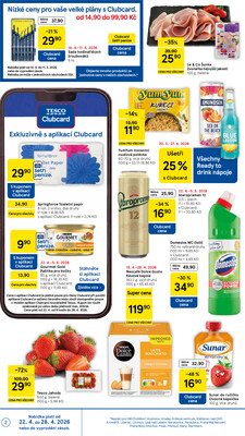 Tesco malé hypermarkety od 22.4. do 28.4.2026