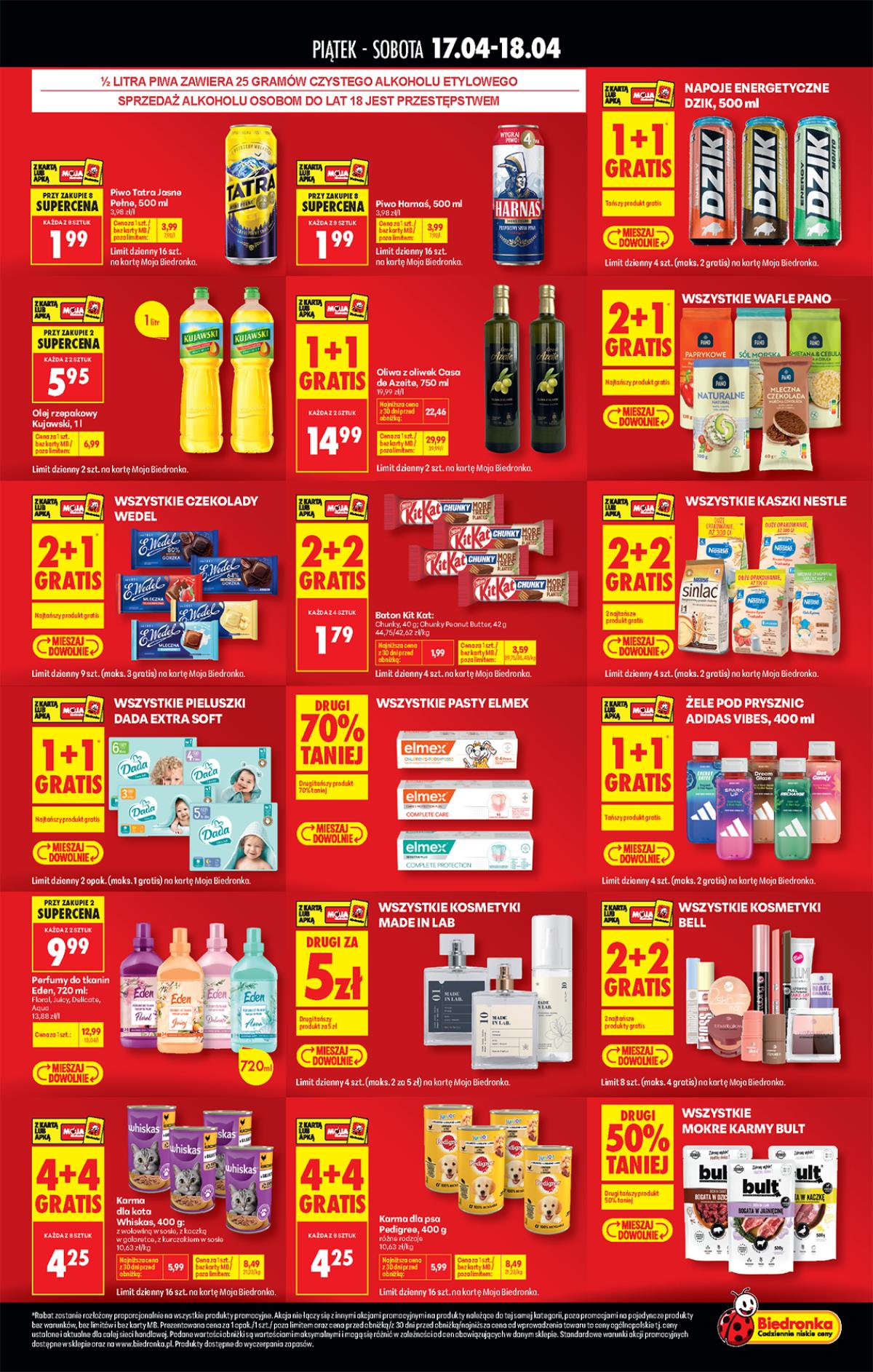 Leták Biedronka Polsko 17.4.-18.4.2026 strana 2