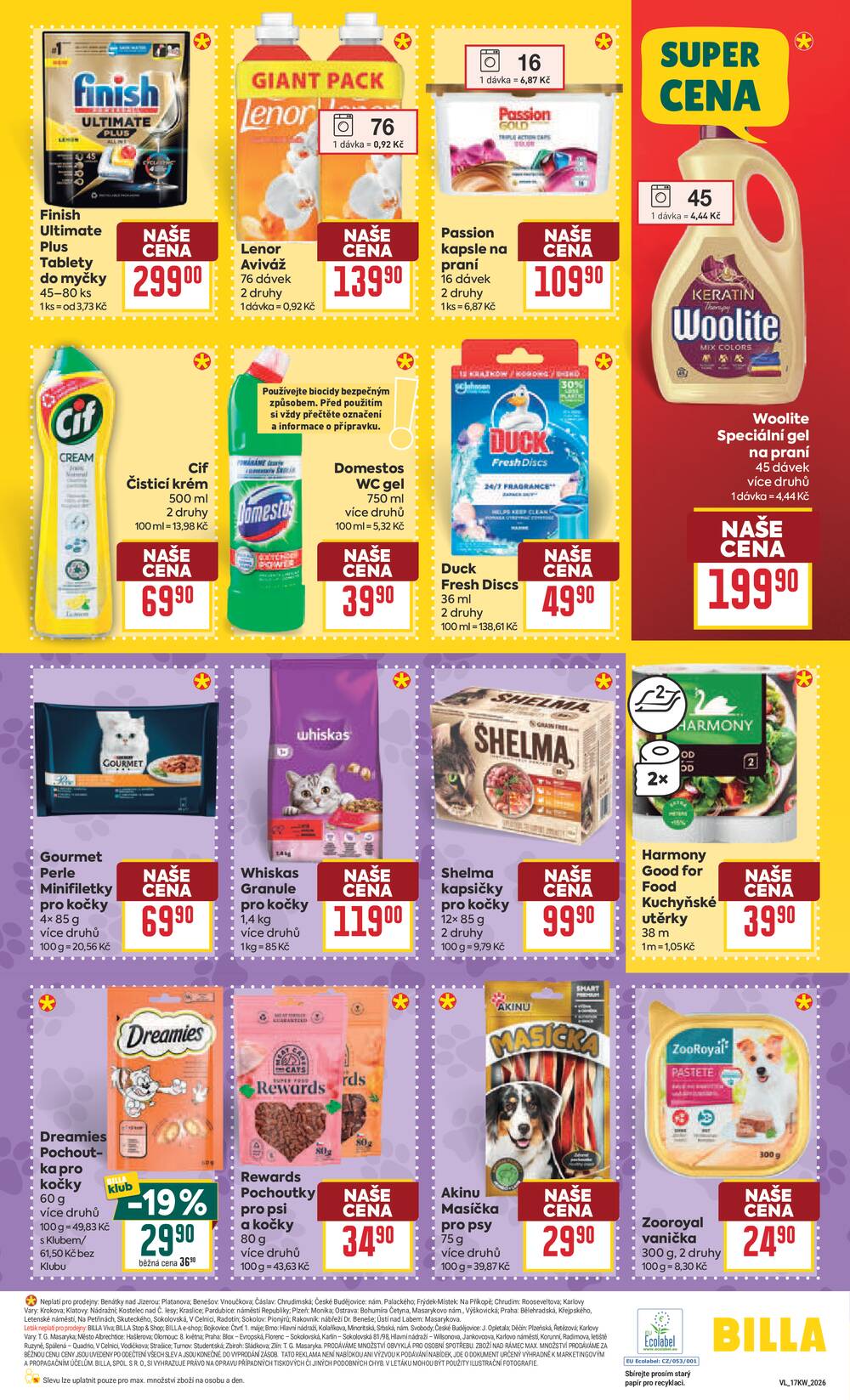 BILLA od 22.4. do 28.4.2026