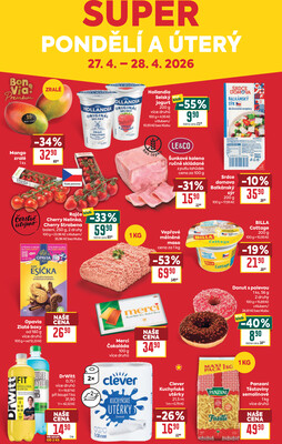 BILLA od 22.4. do 28.4.2026