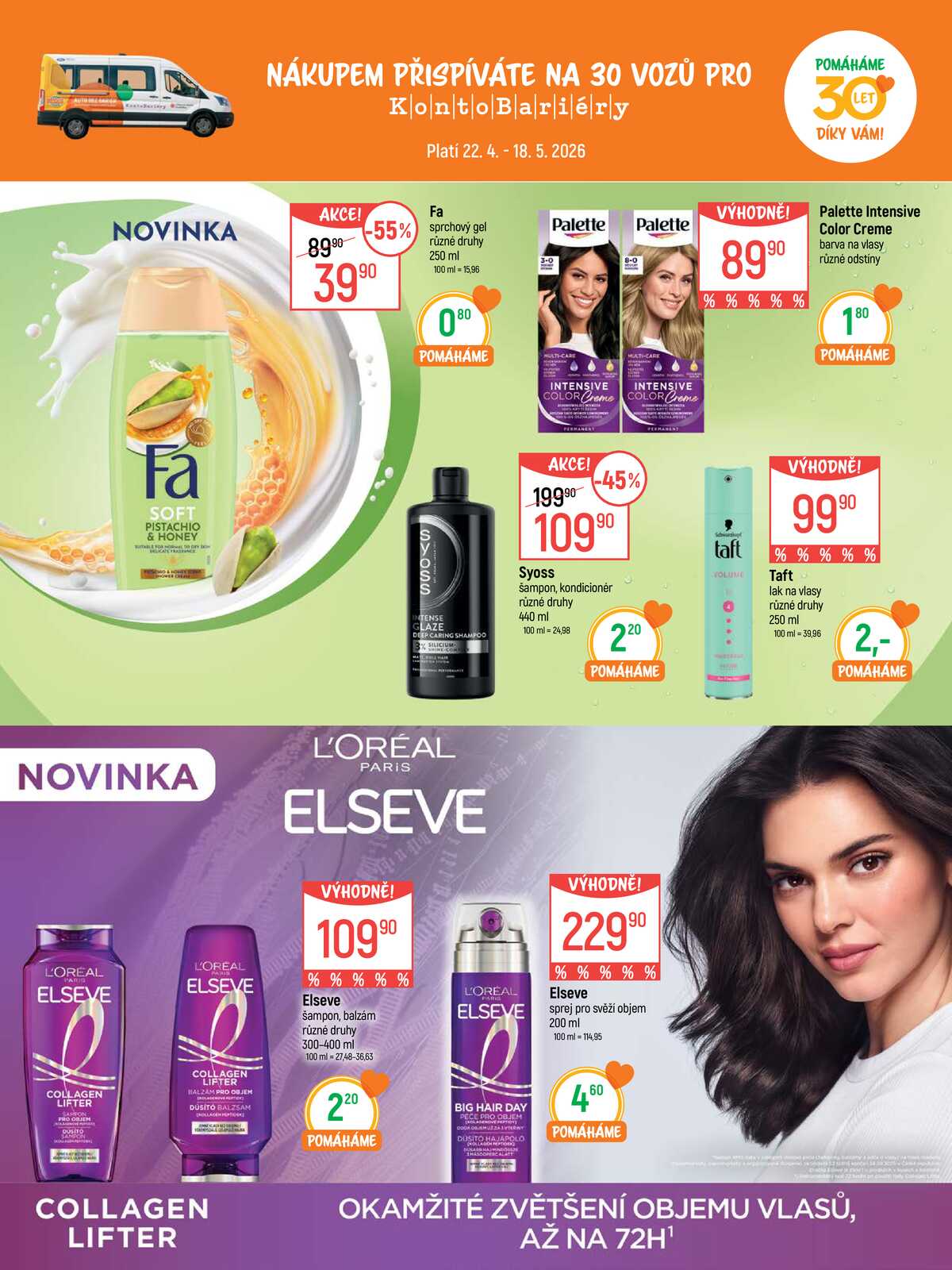 Akční leták Globus 22.4. - 18.5.2026 - Globus Praha - Centrum Černý Most strana 22