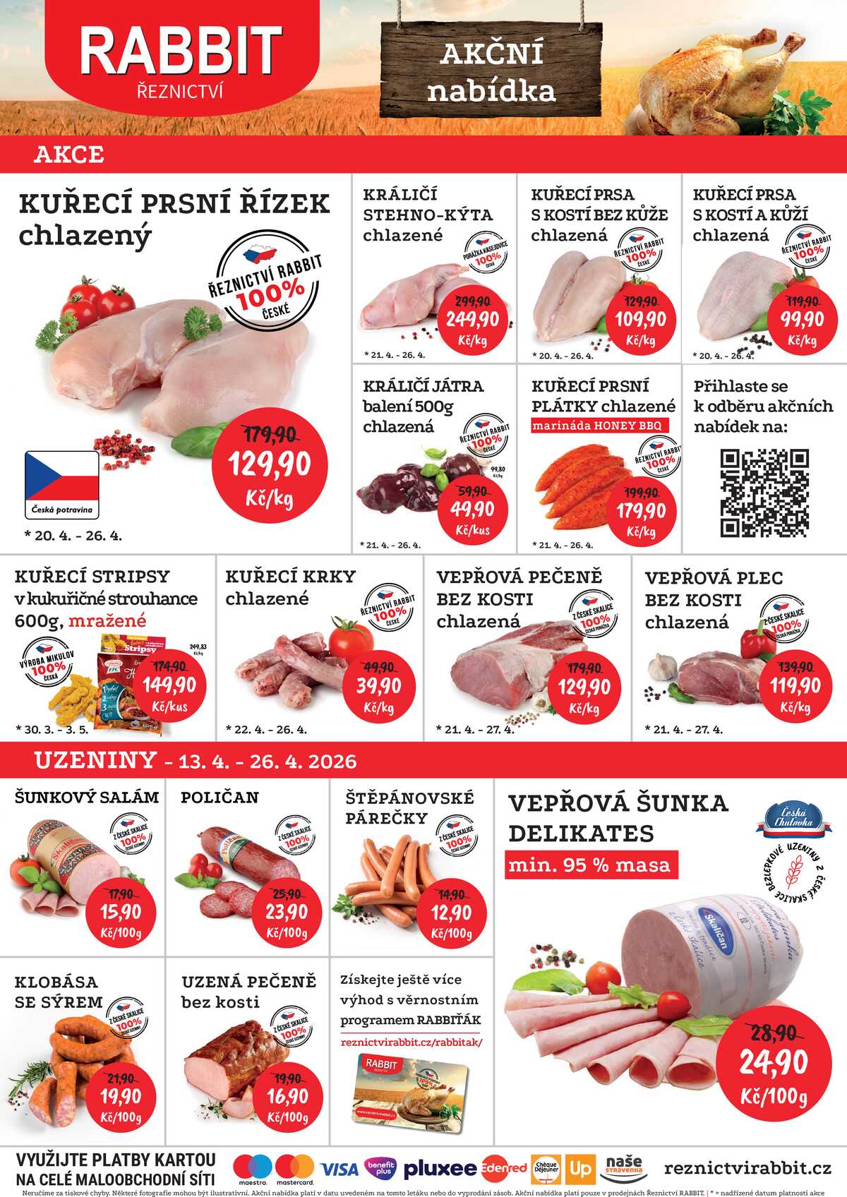 RABBIT řeznictví od 20.4. do 26.4.2026 strana 1