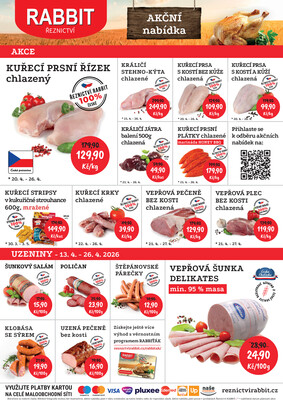 RABBIT řeznictví letáky