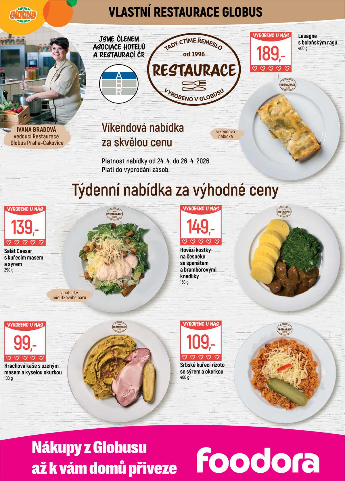 Akční leták Globus 22.4. - 28.4.2026 - Globus Praha - Čakovice strana 9