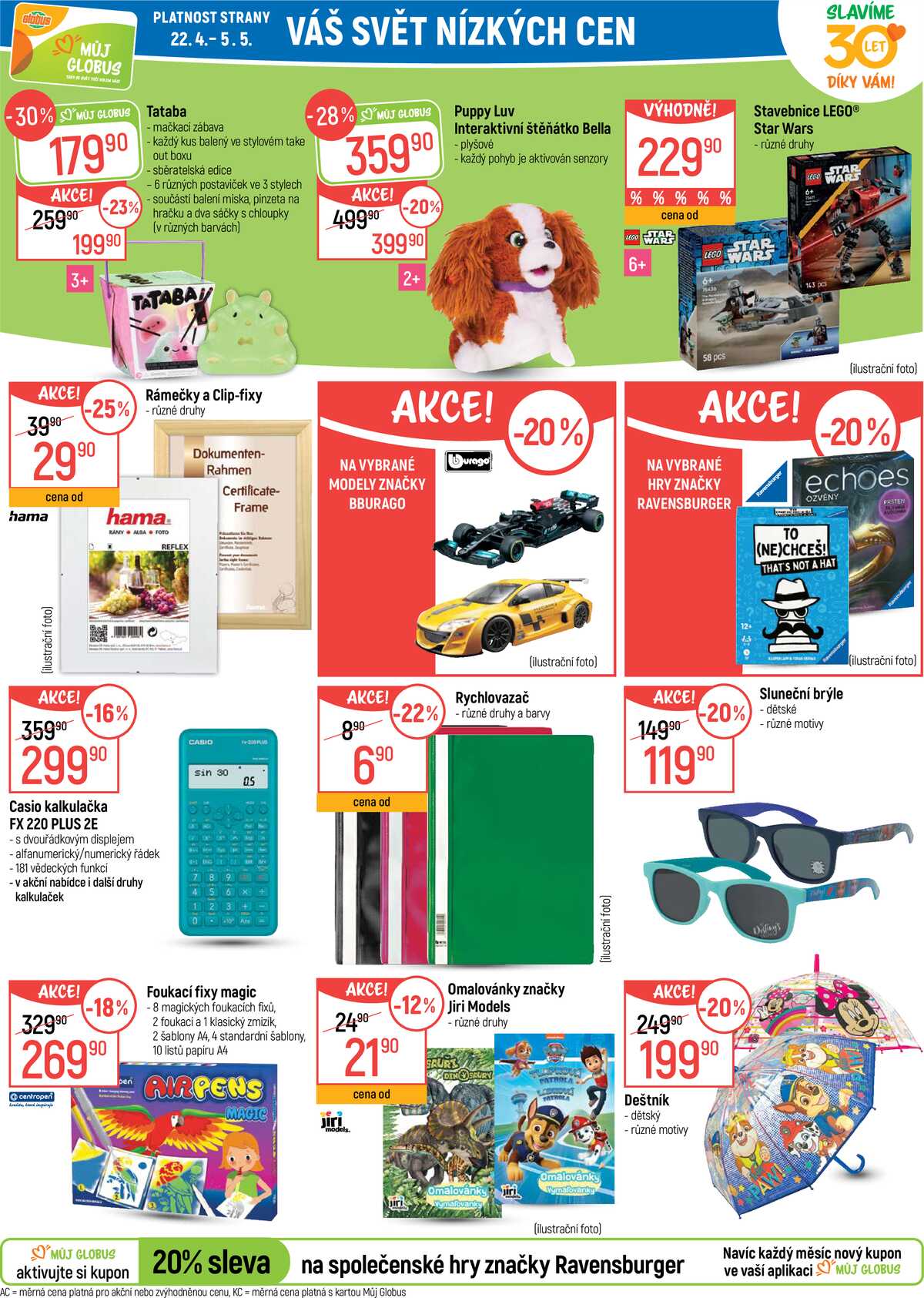Akční leták Globus 22.4. - 28.4.2026 - Globus Praha - Zličín strana 33