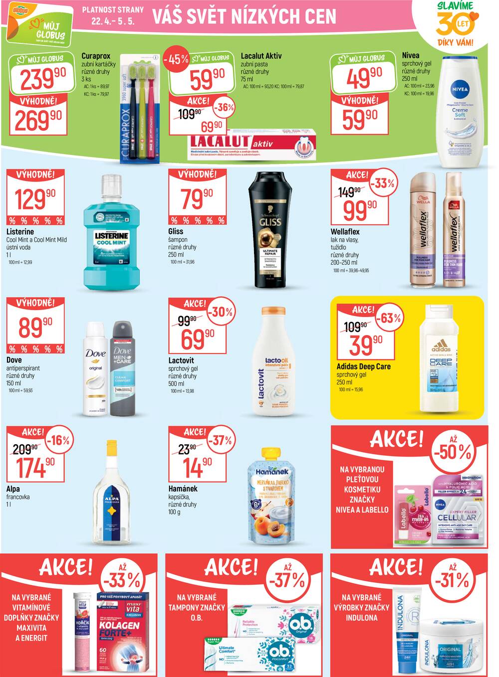 Leták Globus - Akční leták Globus 22.4. - 28.4.2026 - Globus Praha - Zličín - strana 28
