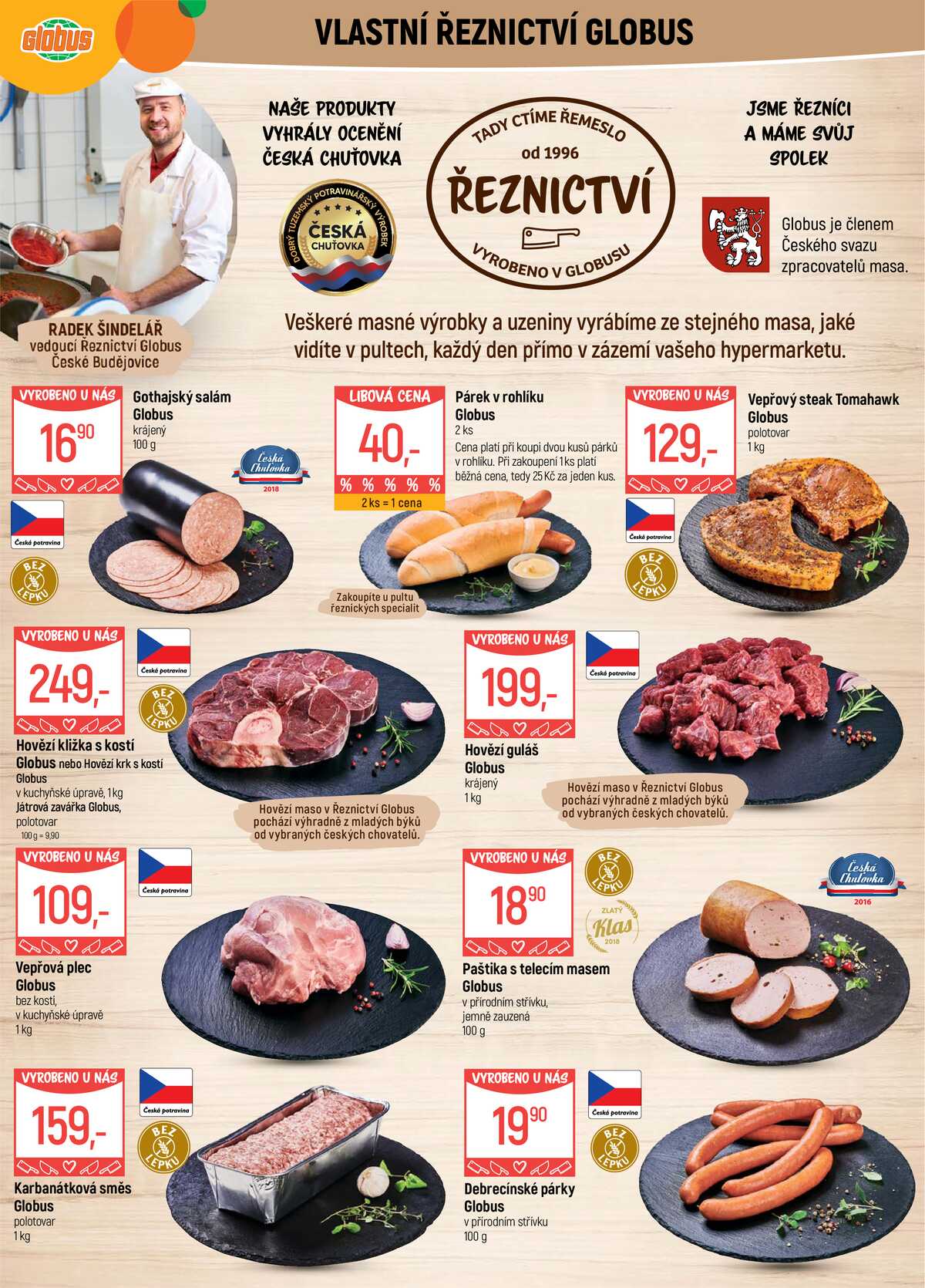 Akční leták Globus 22.4. - 28.4.2026 - Globus České Budějovice strana 7