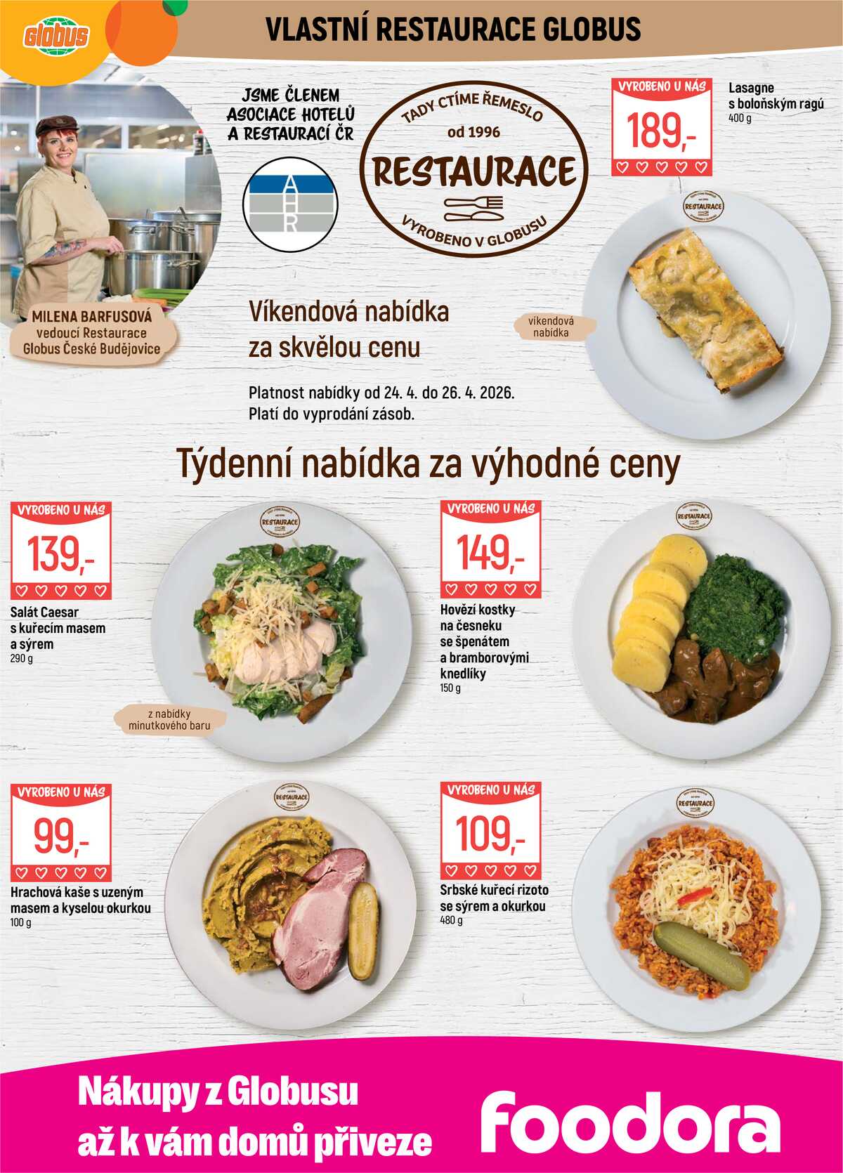 Akční leták Globus 22.4. - 28.4.2026 - Globus České Budějovice strana 9