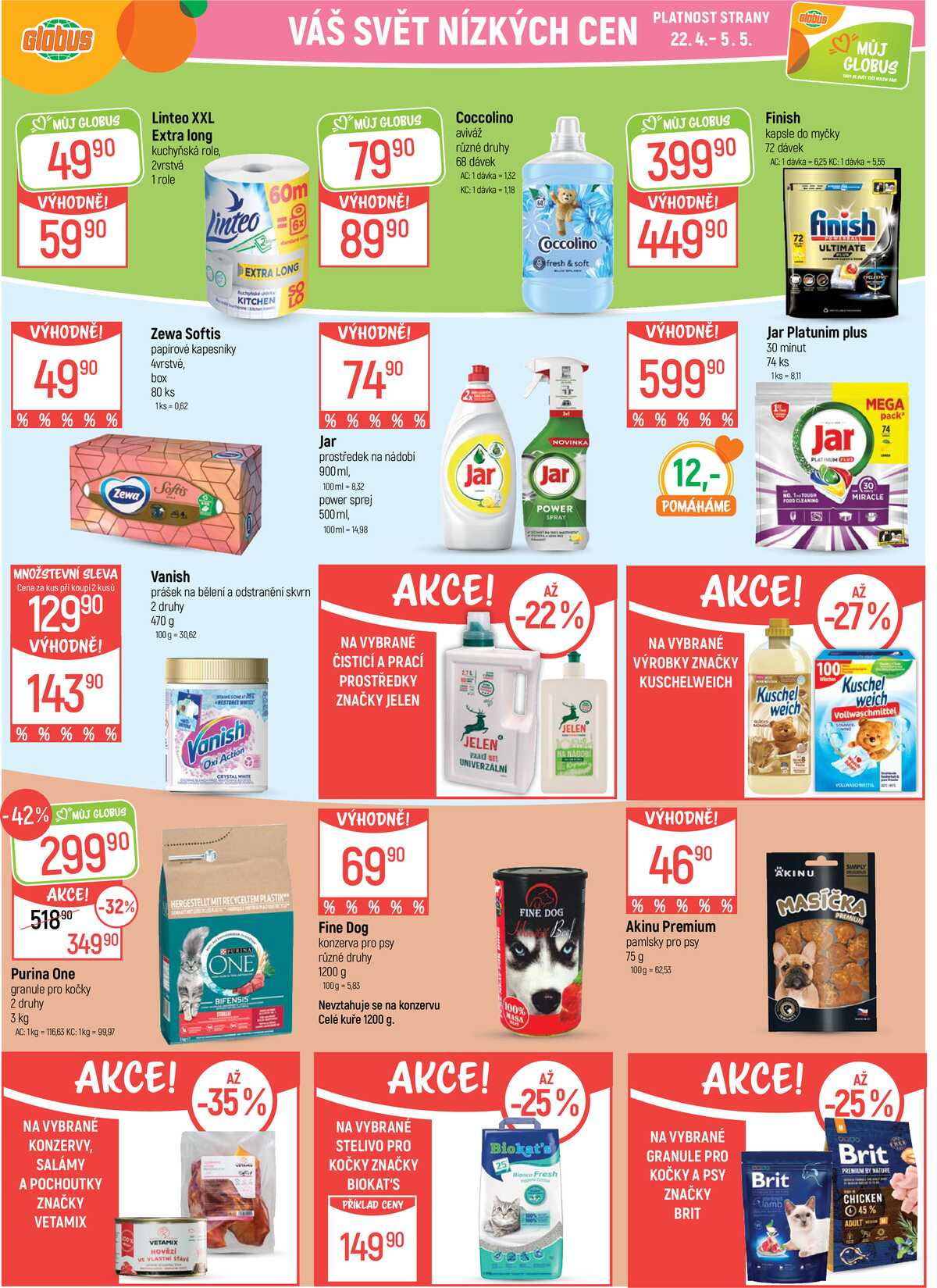 Akční leták Globus 22.4. - 28.4.2026 - Globus Chomutov strana 30