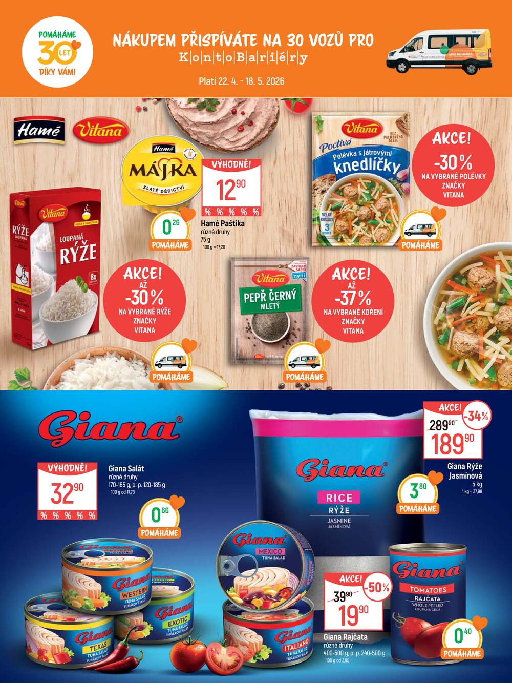 Akční leták Globus 22.4. - 18.5.2026 - Globus Jenišov u Karlových Varů